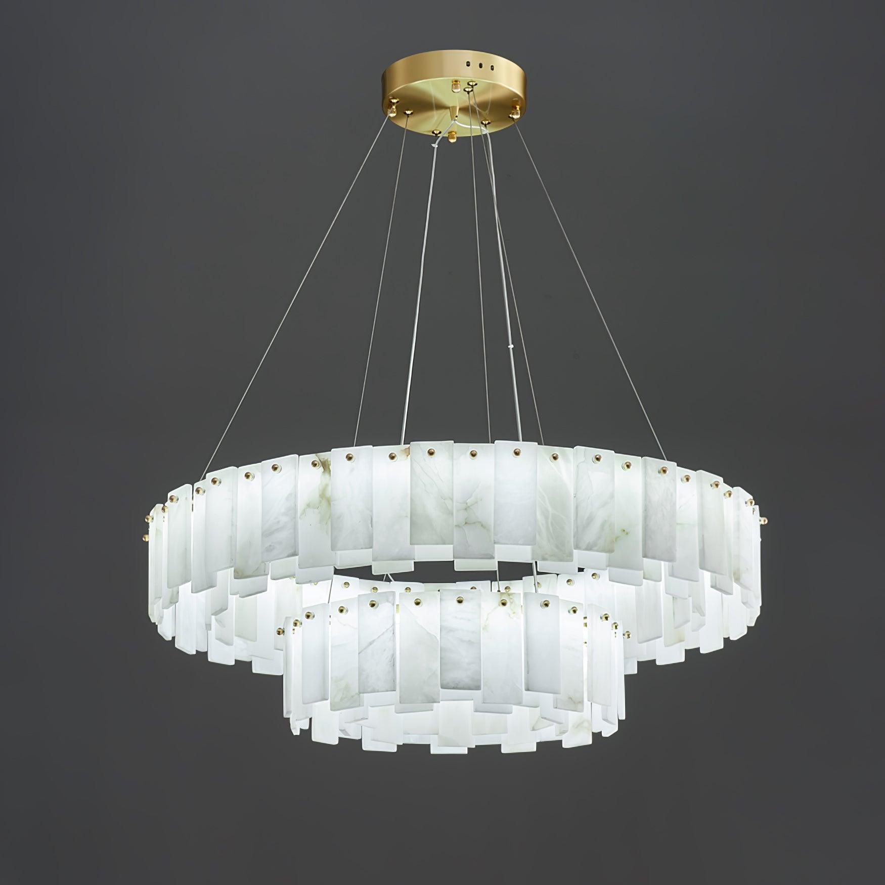 Vodore Alabaster Pendant Light Chandelier - Letslighting