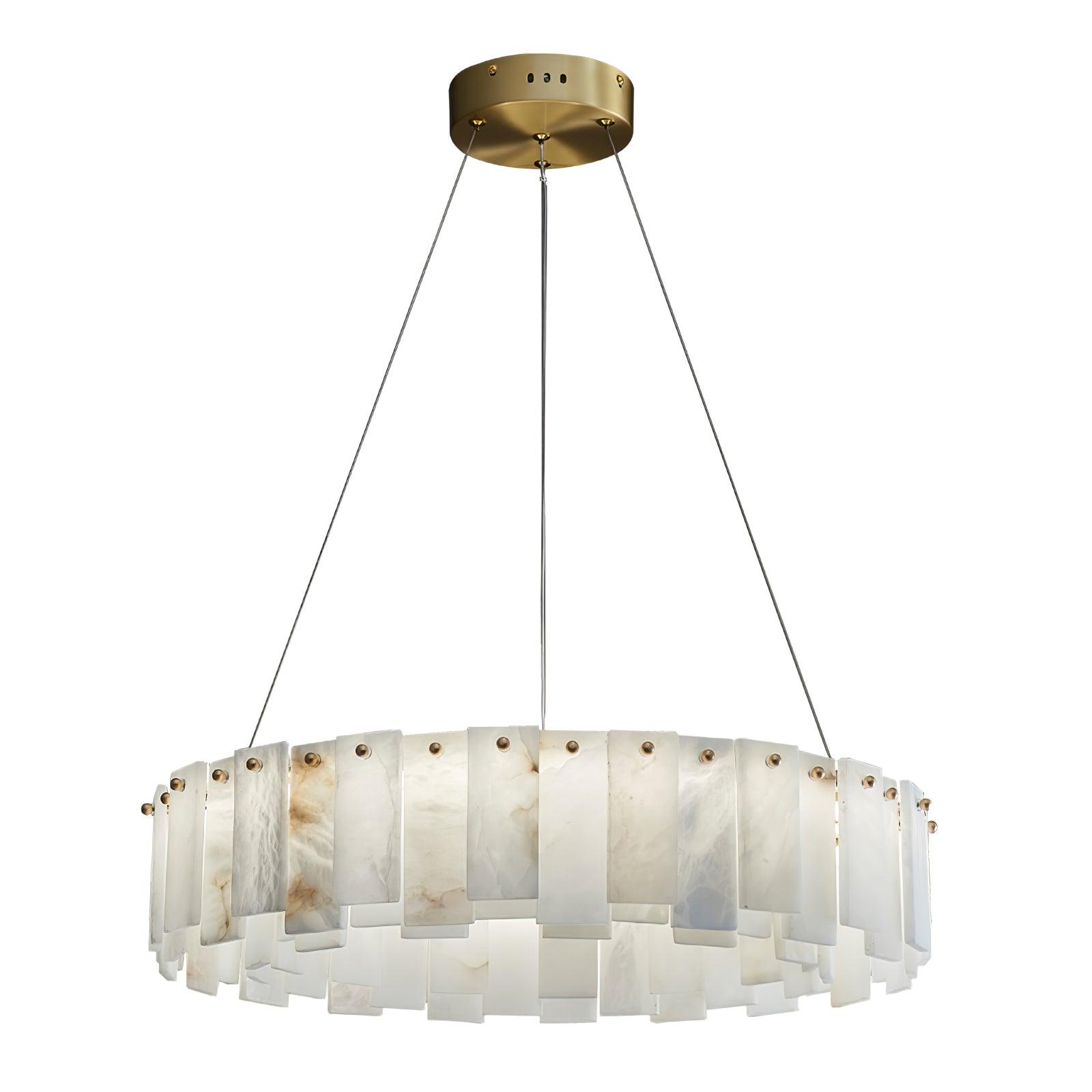 Vodore Alabaster Pendant Light Chandelier - Letslighting