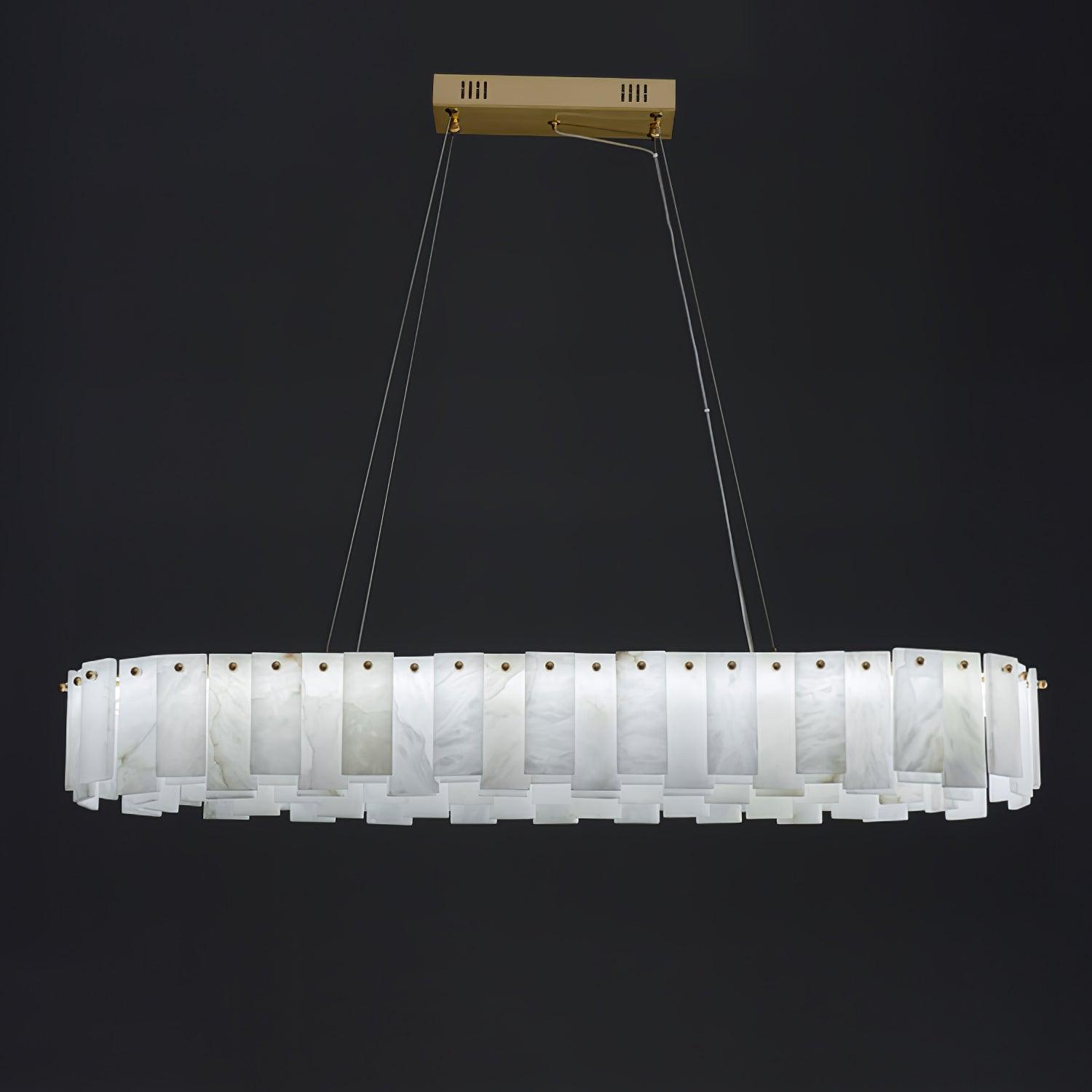 Vodore Alabaster Pendant Light Chandelier - Letslighting