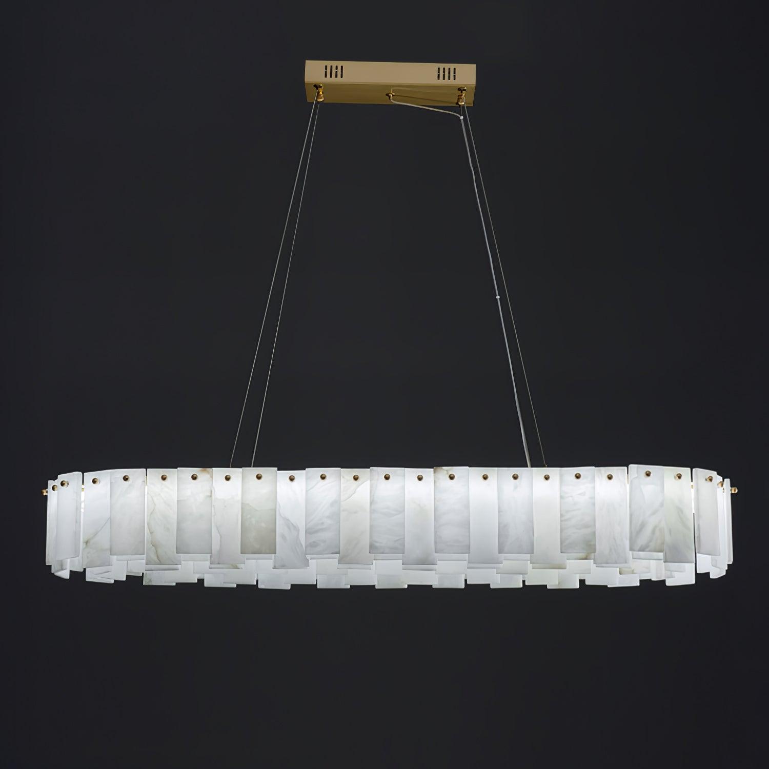 Vodore Alabaster Pendant Light Chandelier - Letslighting