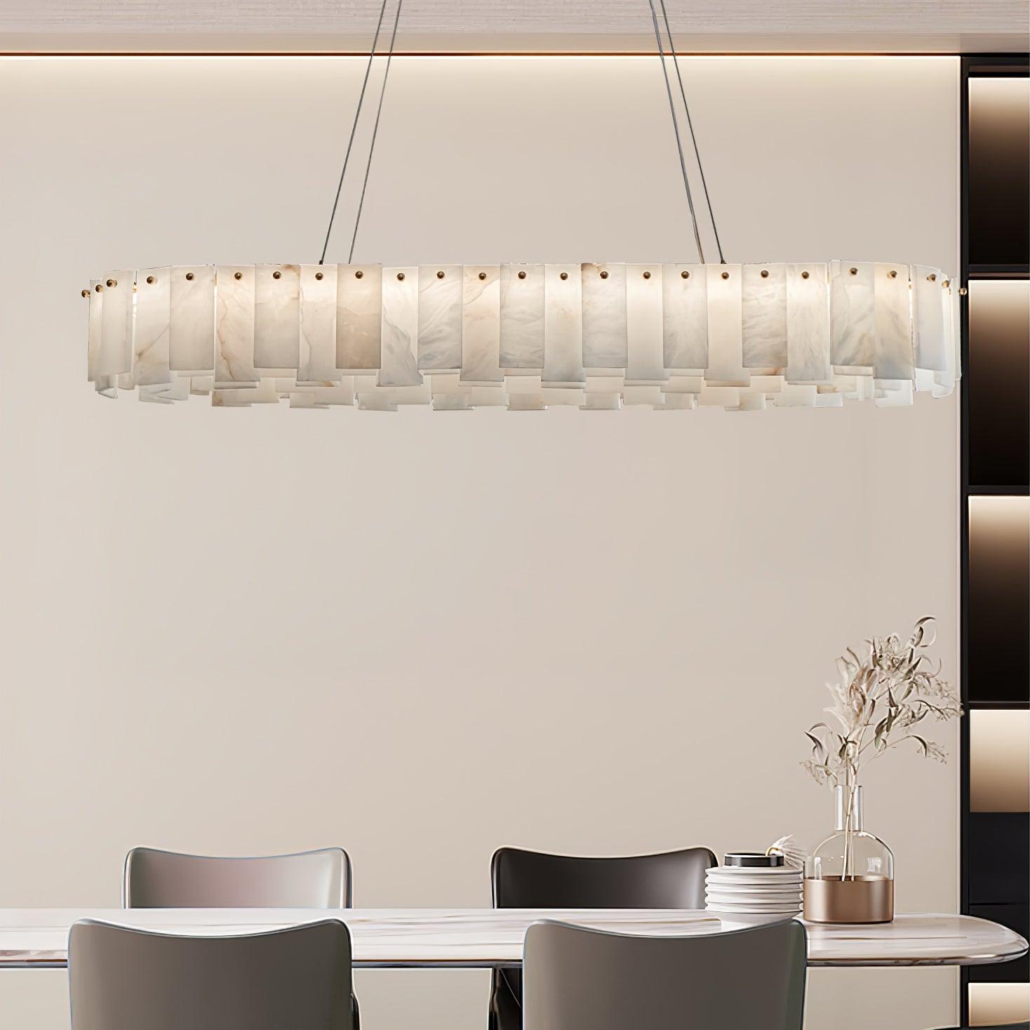 Vodore Alabaster Pendant Light Chandelier - Letslighting