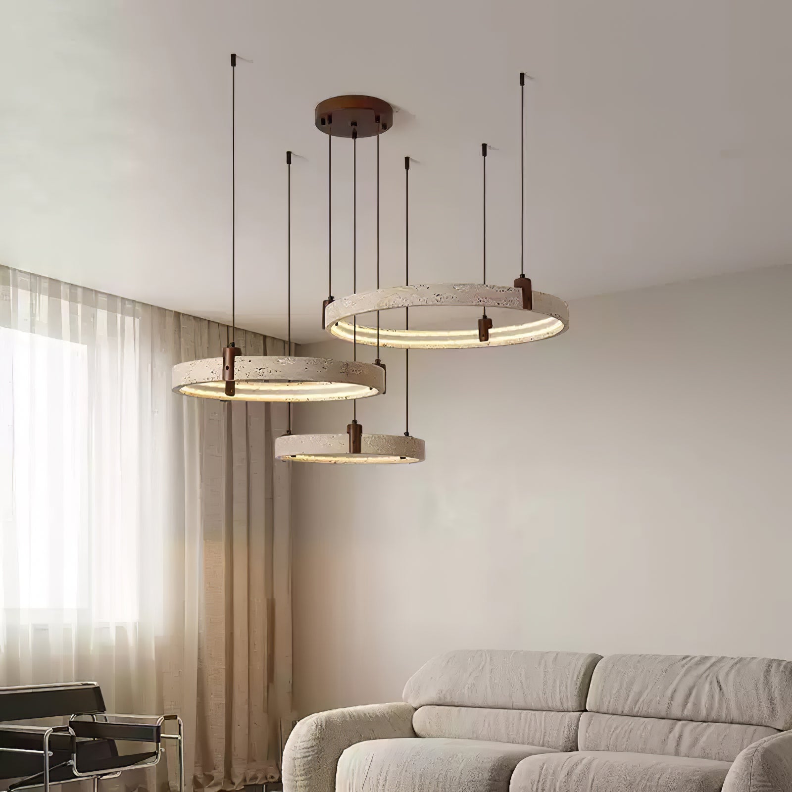 Orvinir Travertine Chandelier - Letslighting