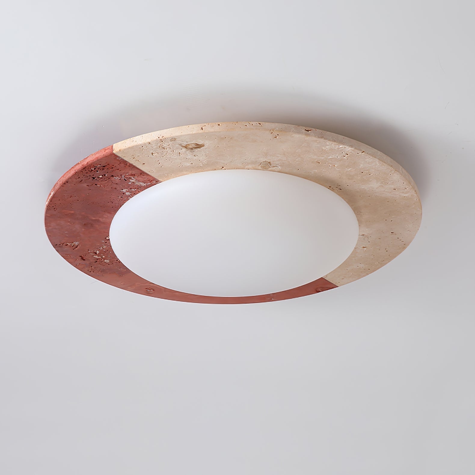 Zeraeos Travertine Ceiling Light - Letslighting