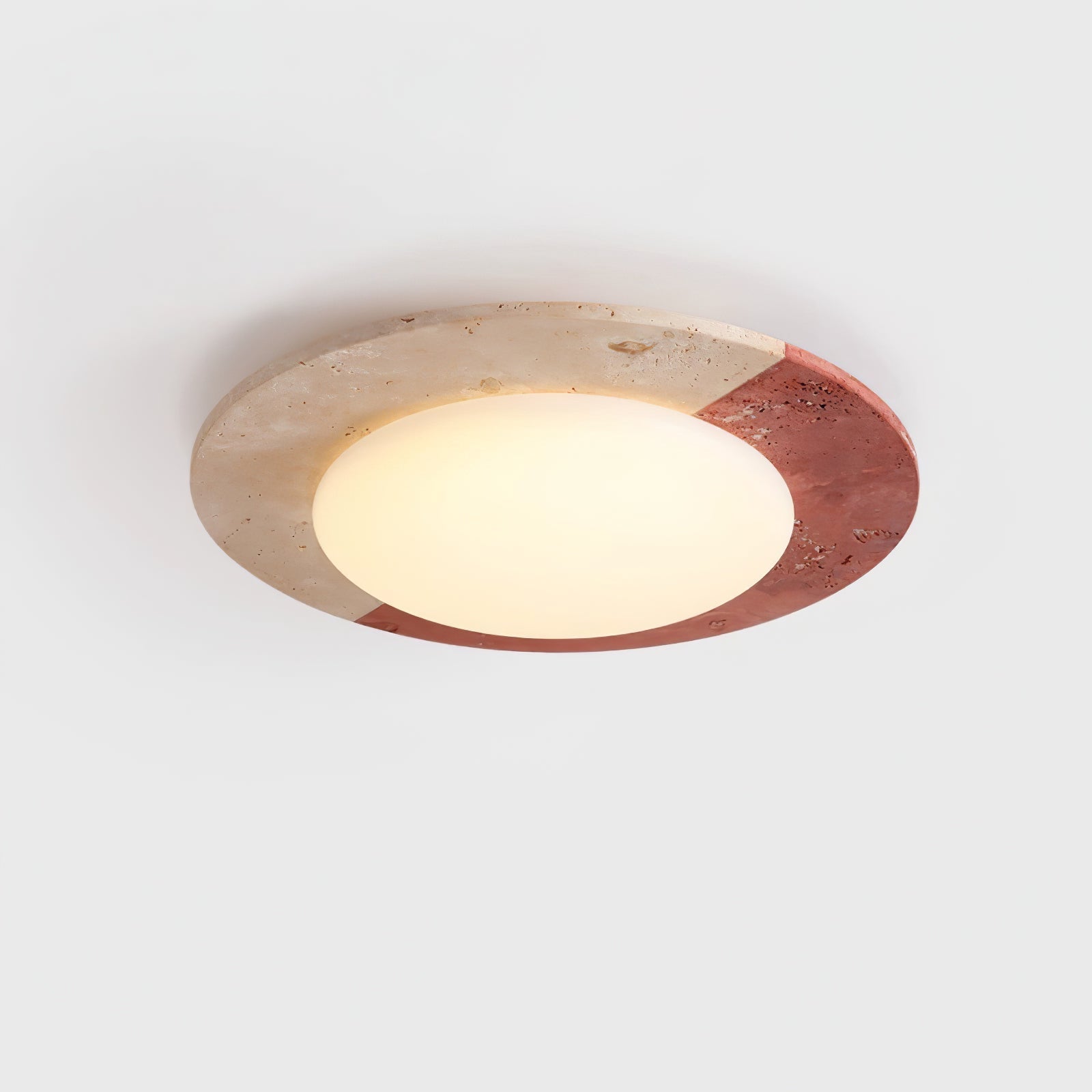 Zeraeos Travertine Ceiling Light - Letslighting