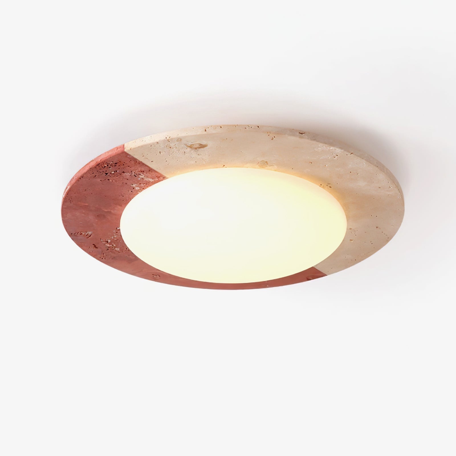 Zeraeos Travertine Ceiling Light - Letslighting