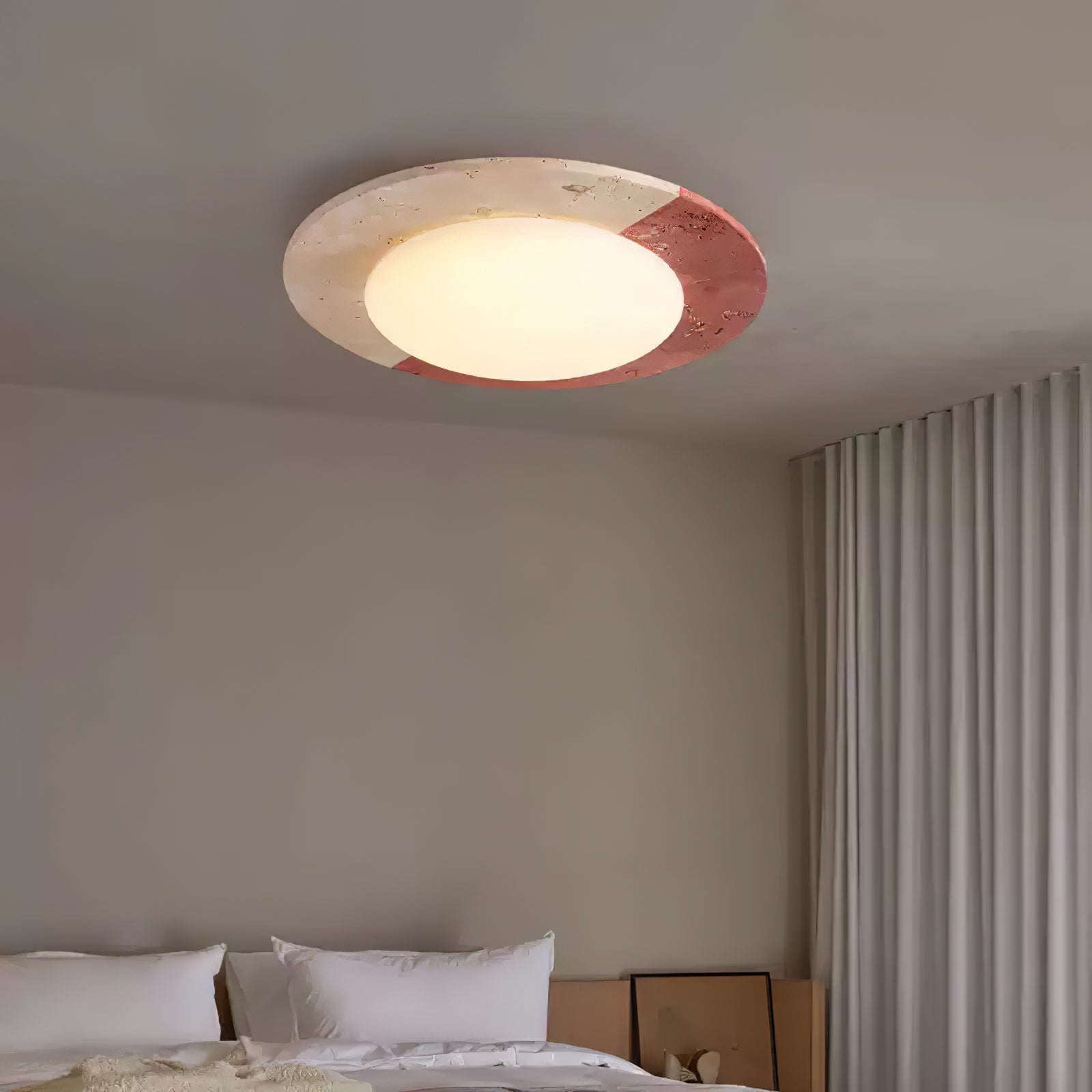 Zeraeos Travertine Ceiling Light - Letslighting