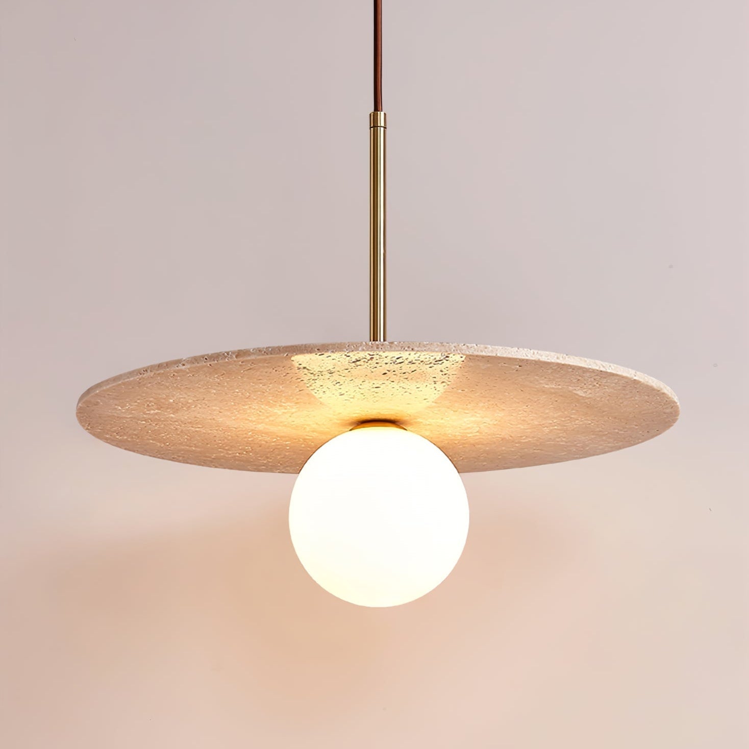 Vera Travertine Pendant Light - Letslighting