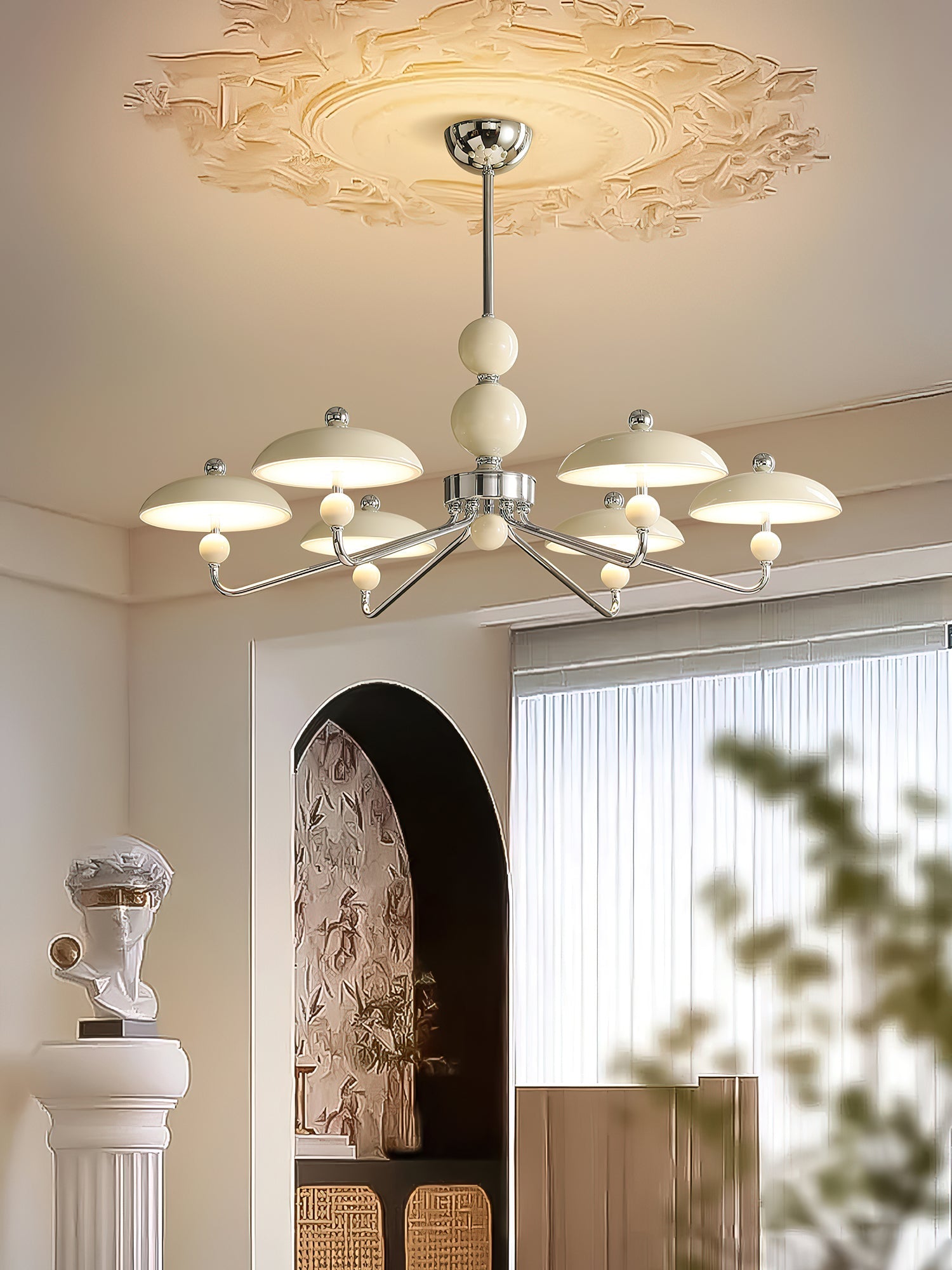 Celvara Moderne Minimaliste Acrylique Métal Lustre
