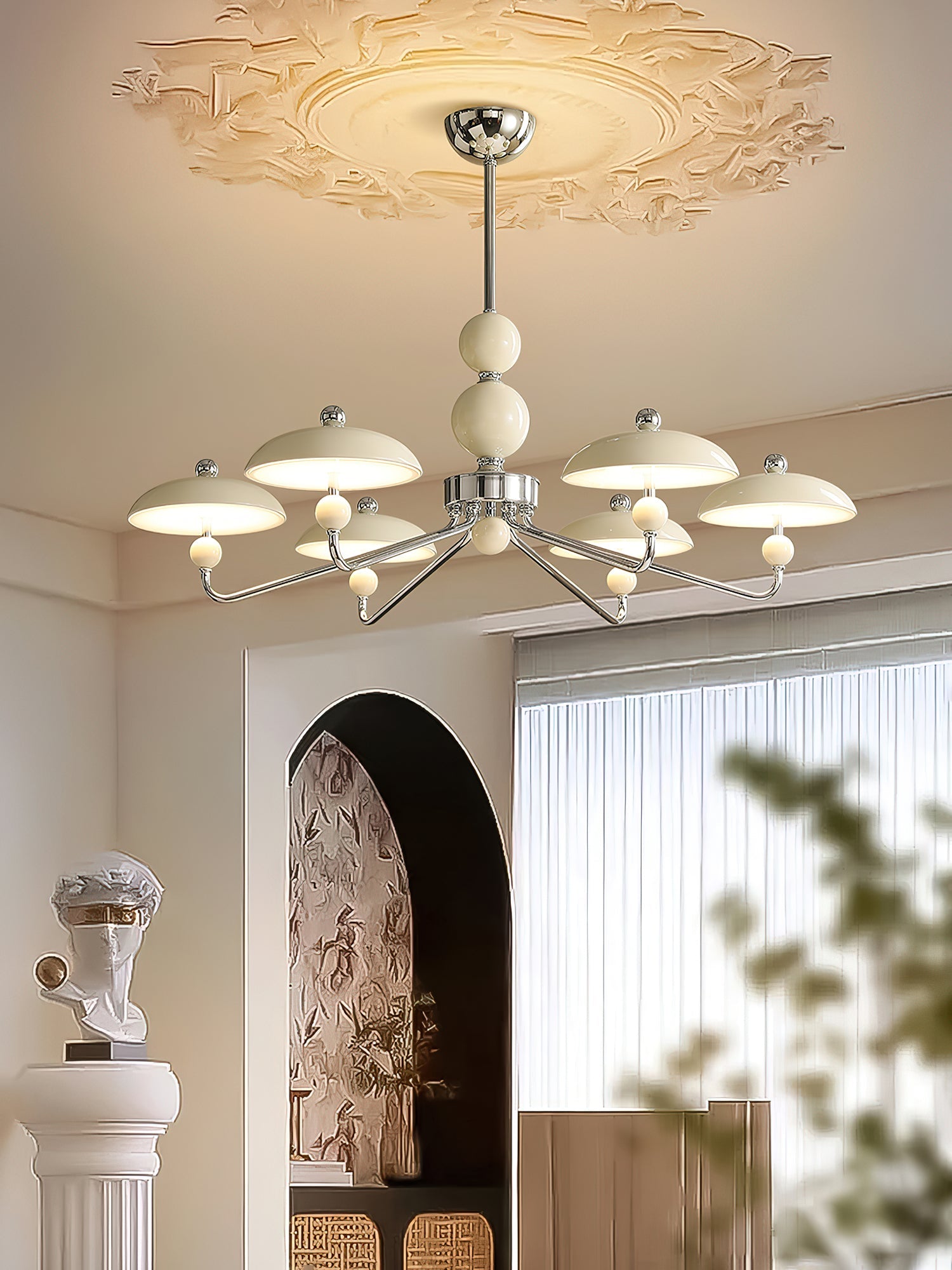 Celvara Moderne Minimaliste Acrylique Métal Lustre