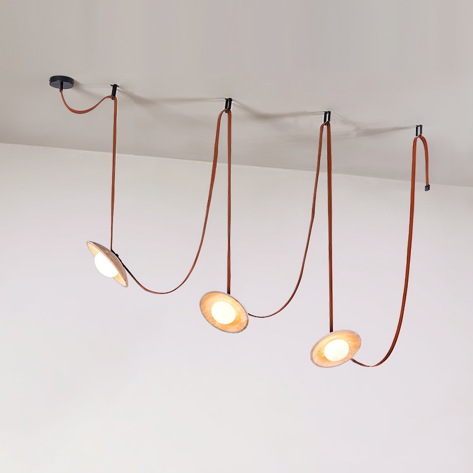 Ritta Chandelier Travertine Multi-Pendant - Letslighting