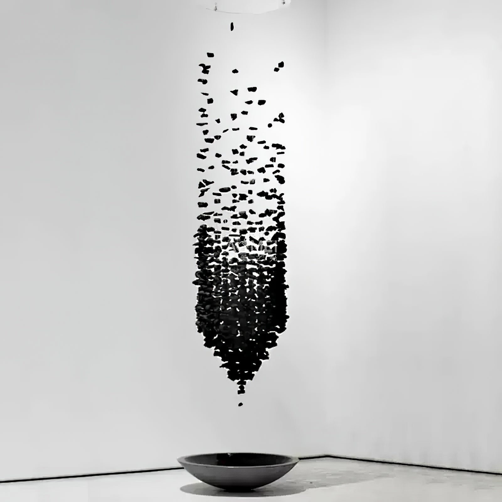 Arsilus Charcoal Stone Sculptural Chandelier - Blowlighting
