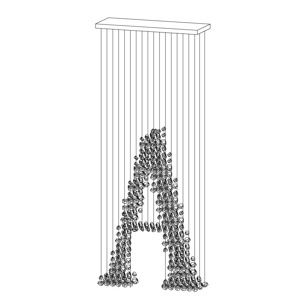 Black Stones Chandeliers - Blowlighting