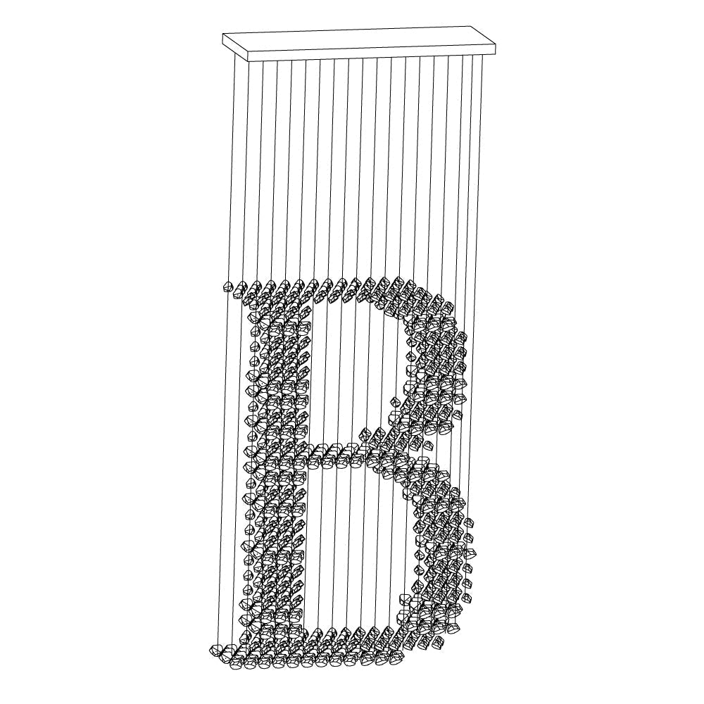 Black Stones Chandeliers - Blowlighting