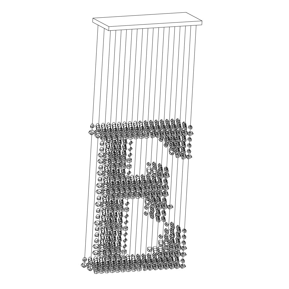 Black Stones Chandeliers - Blowlighting