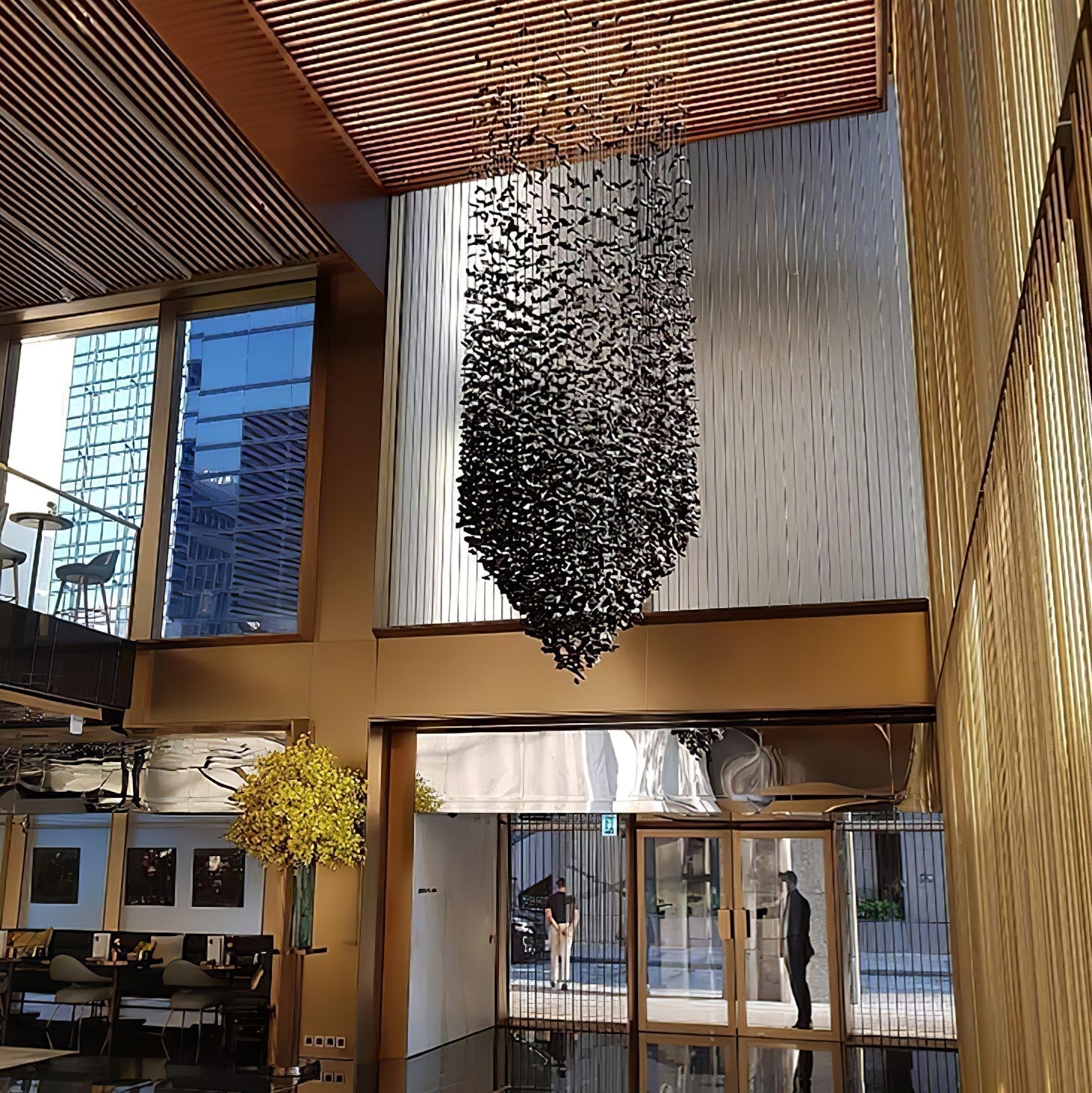 Arsilus Charcoal Stone Sculptural Chandelier - Blowlighting