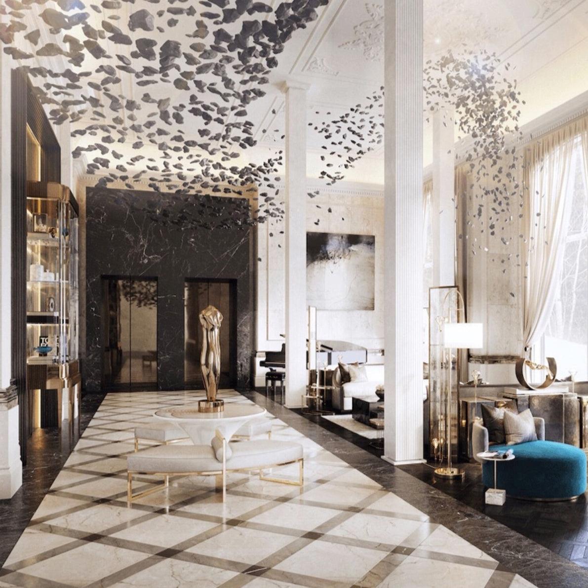 Black Stones Chandeliers - Blowlighting