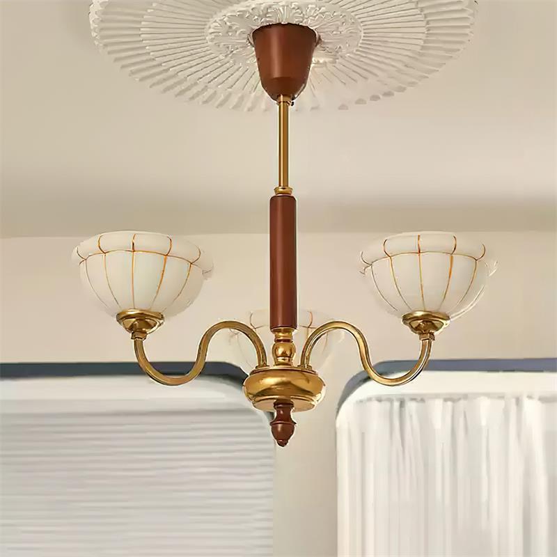 Charlie Chandelier Glass Flower Curved - Letslighting