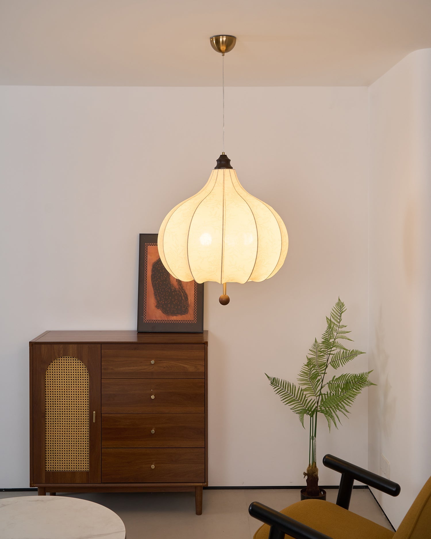 Lanterna Fabric Pendant Light - Letslighting