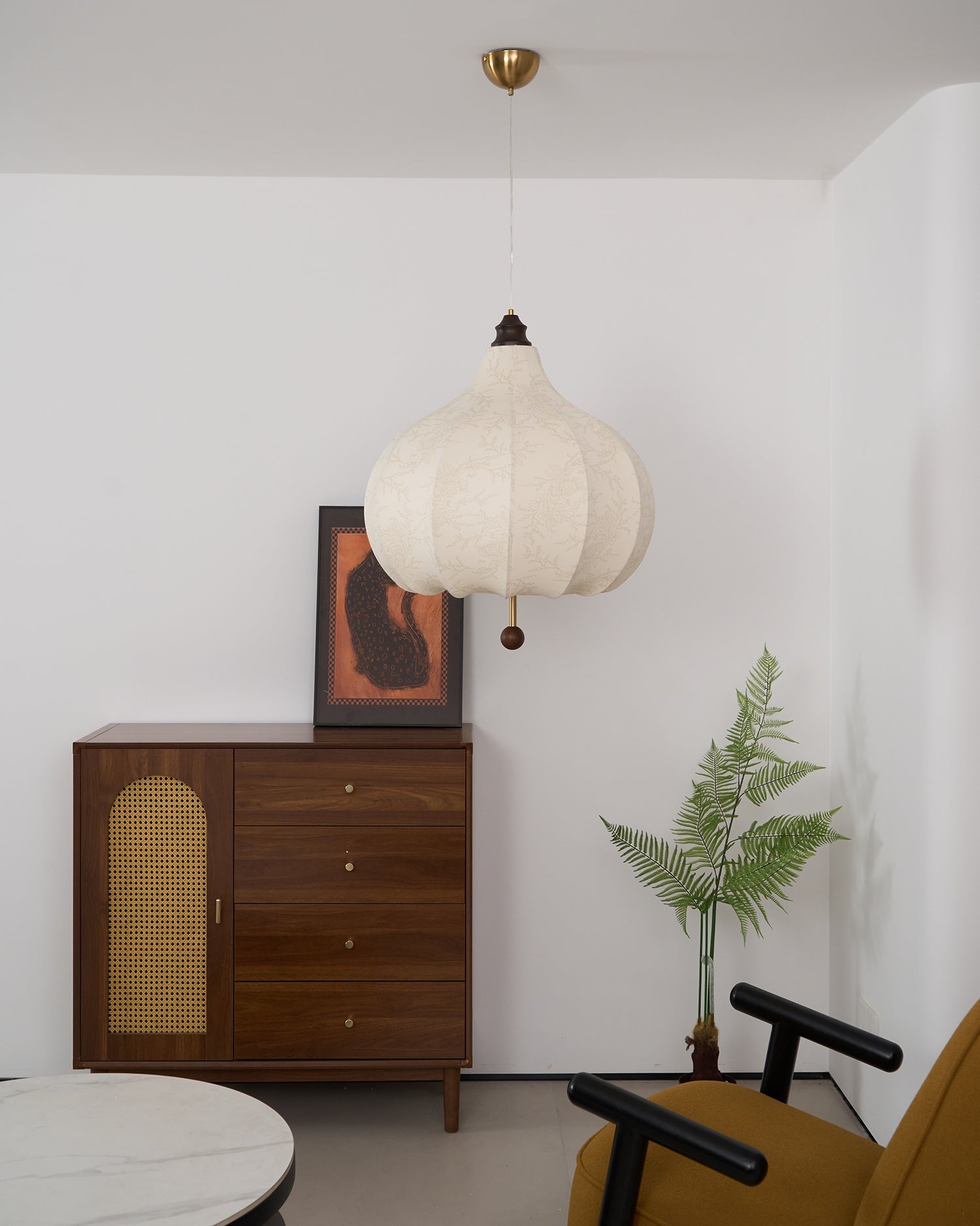 Lanterna Fabric Pendant Light - Letslighting
