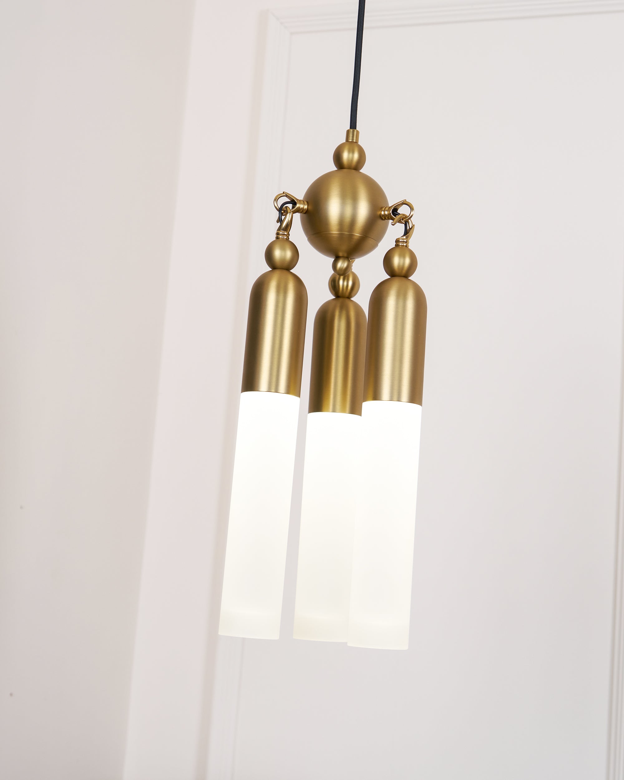 Tilt Modern Minimalist Metal Acrylic Pendant Lamp - Lamp Copper
