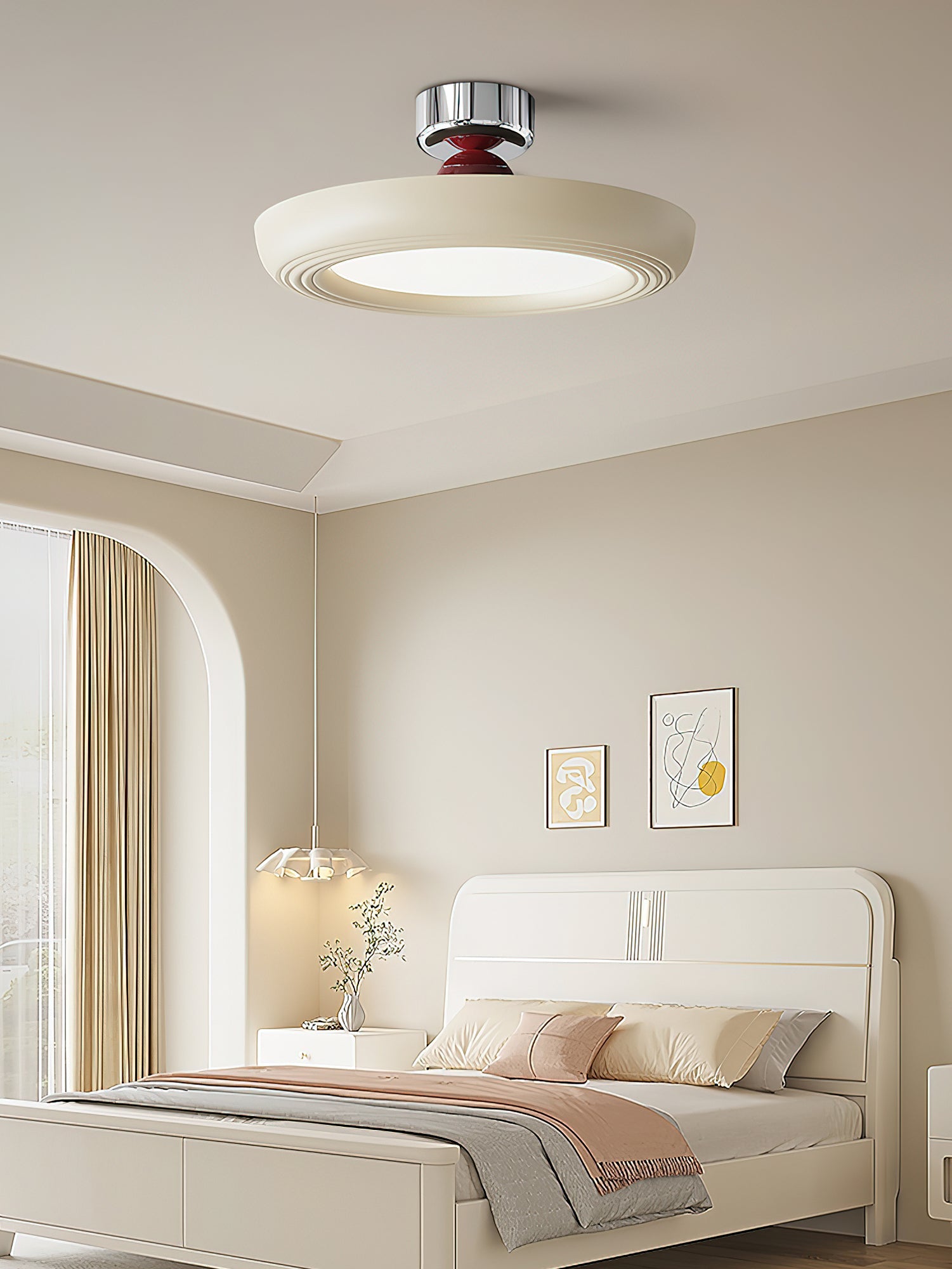 Cirano Globe Bois Verre Applique Murale