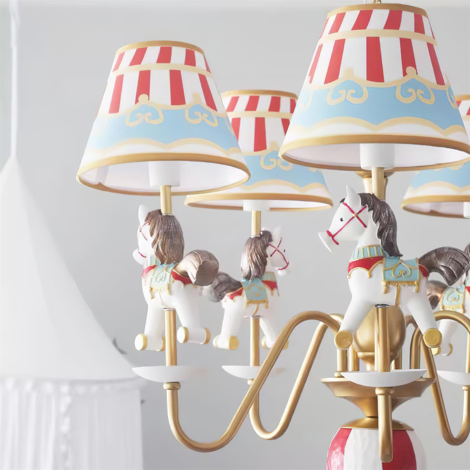 Delfio Carousel Chandelier - Letslighting
