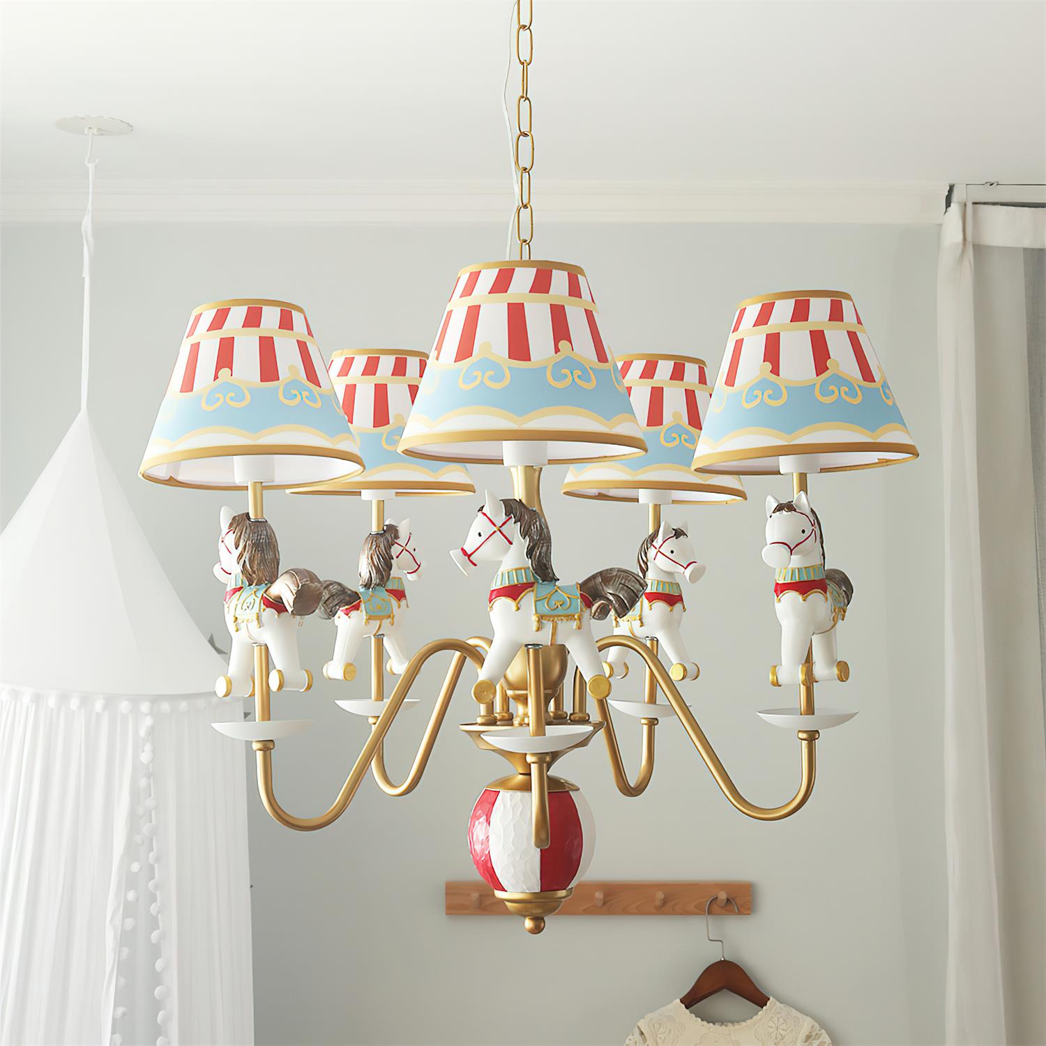 Delfio Carousel Chandelier - Letslighting