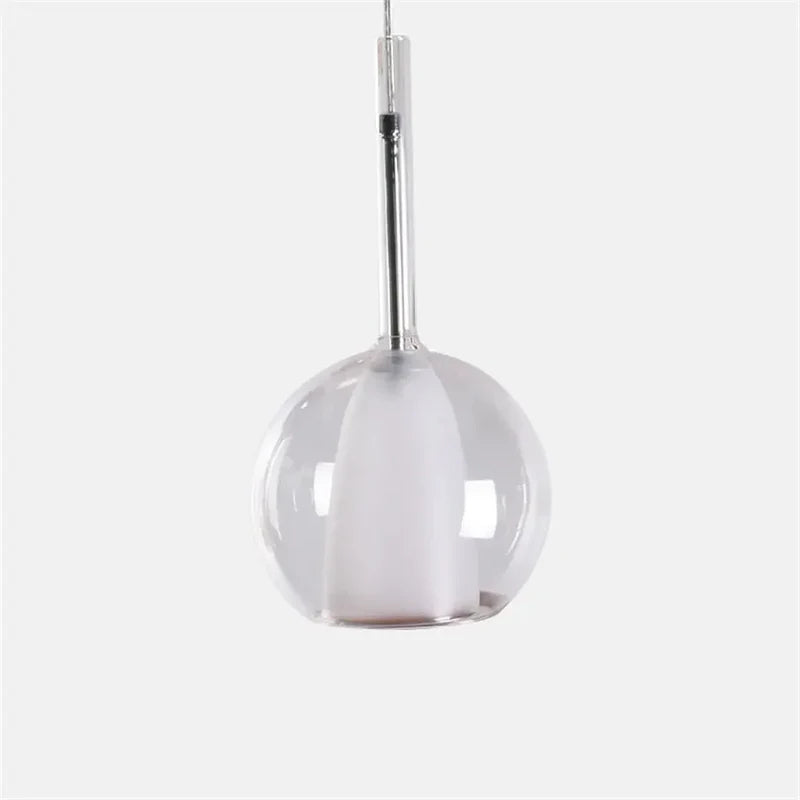 Valentina Moderne Sphère LED Suspension Verre Salle à Manger