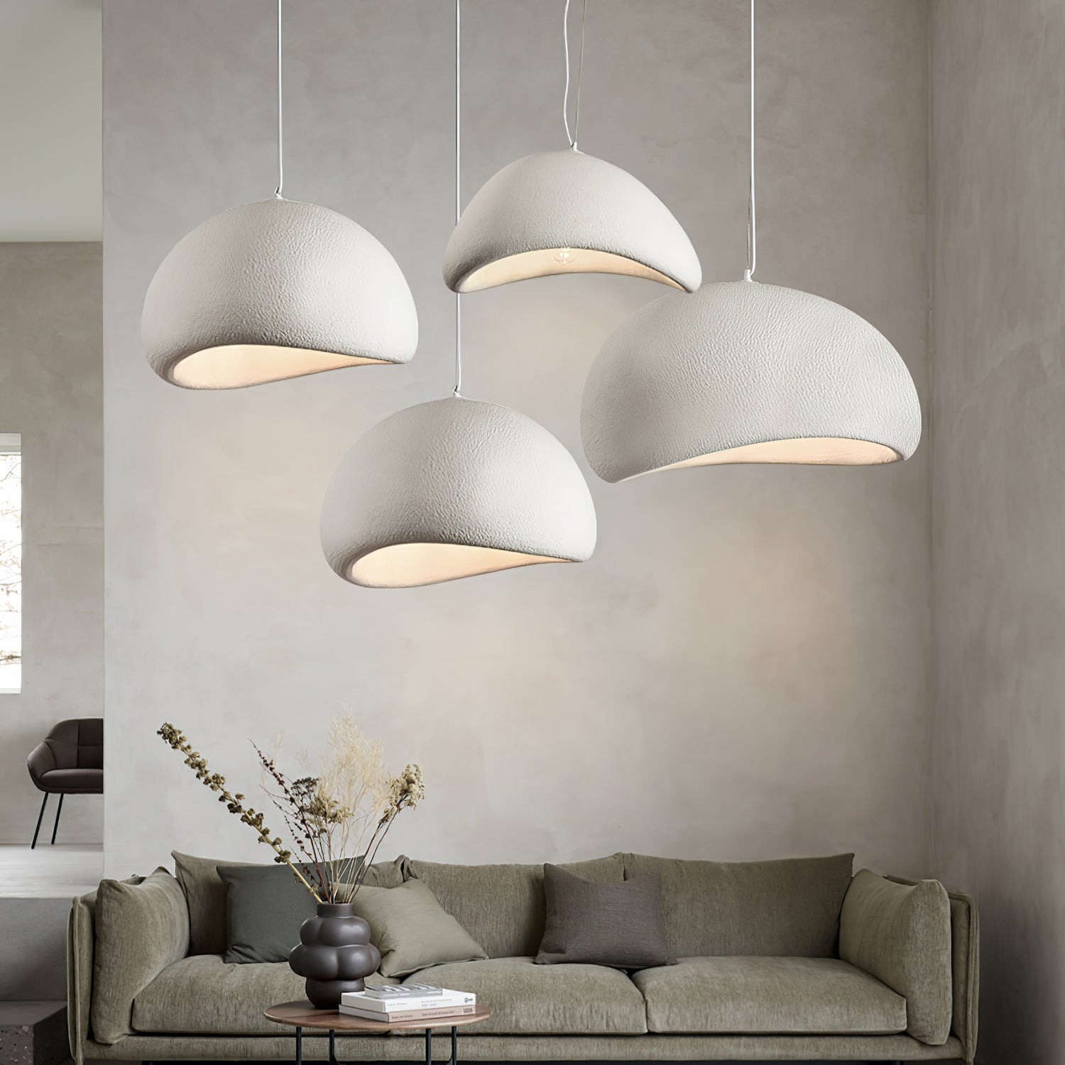 Ivinan Minimalist Cloud Style B Metal Pendant Light - Blowlighting