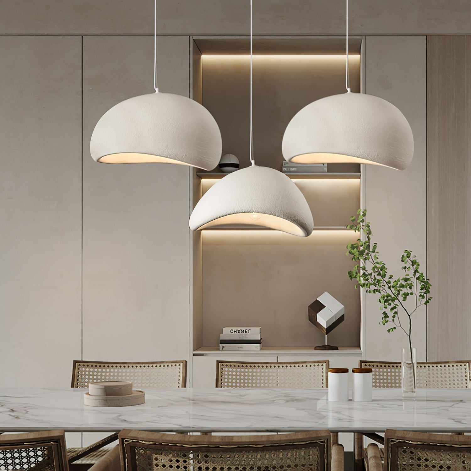Ivinan Minimalist Cloud Style B Metal Pendant Light - Blowlighting