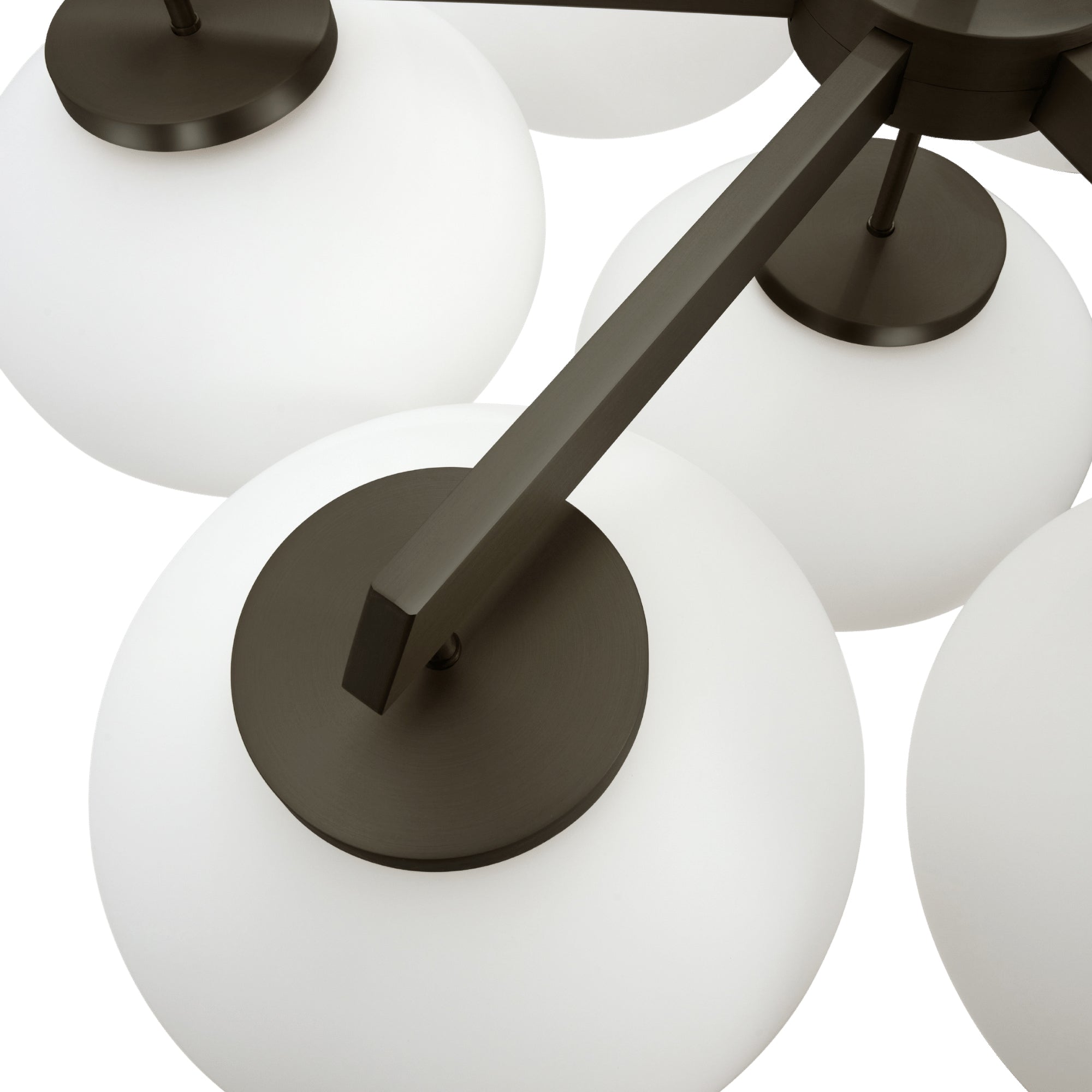 Edge Premium Elegance Brass Metal Glass Chandelier - Lamp Copper