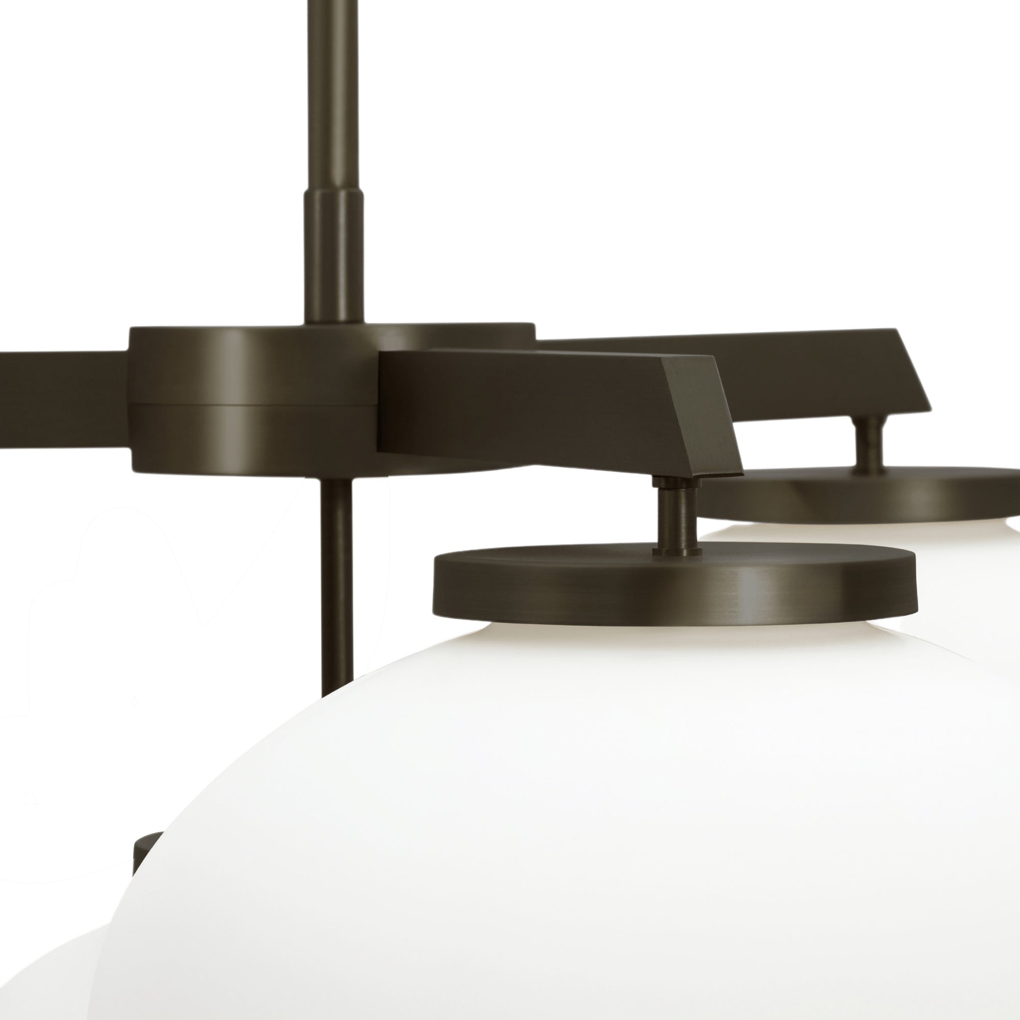 Edge Premium Elegance Brass Metal Glass Chandelier - Lamp Copper