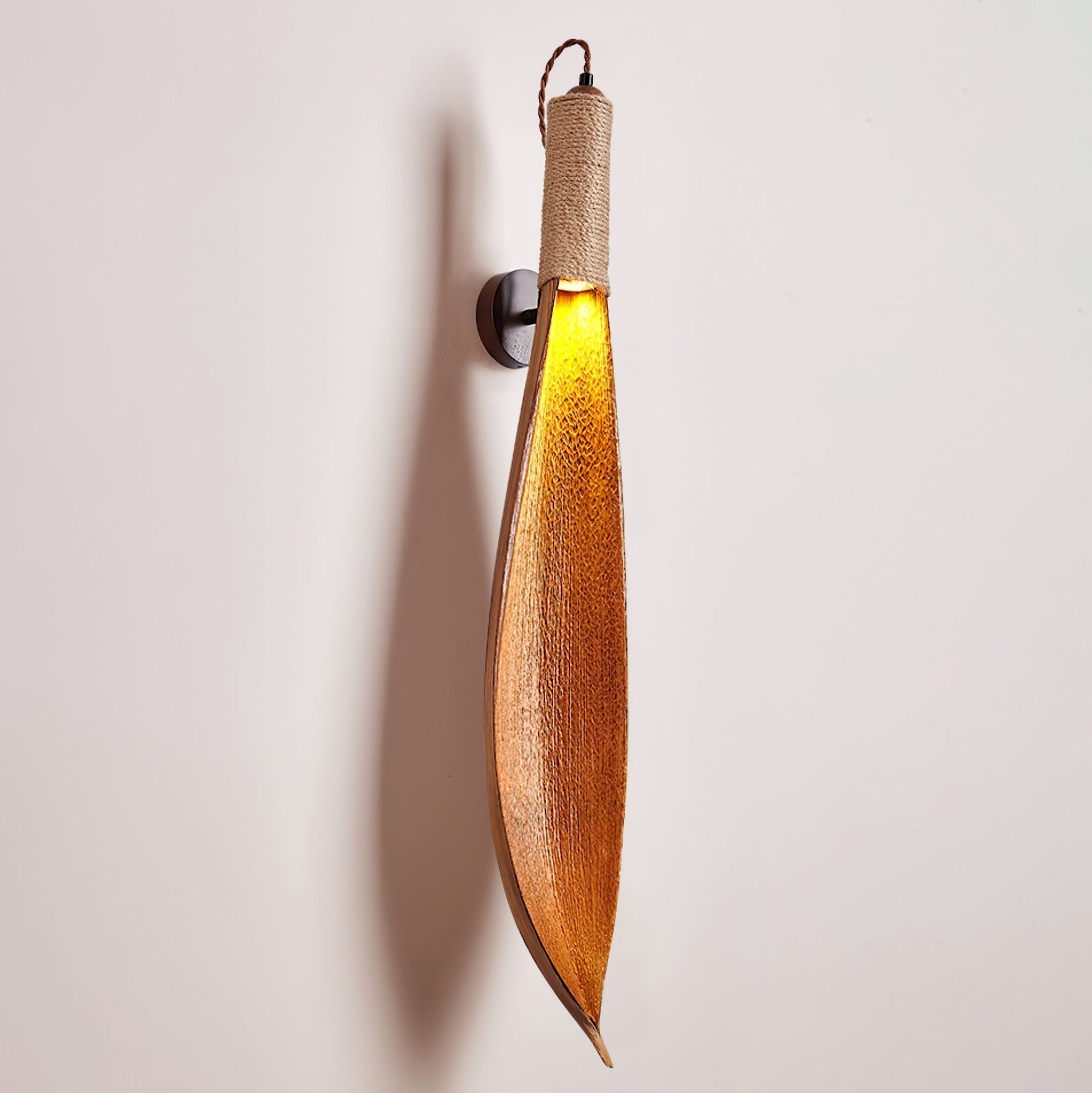 Cocoa Leaf Wall Sconce - Blowlighting