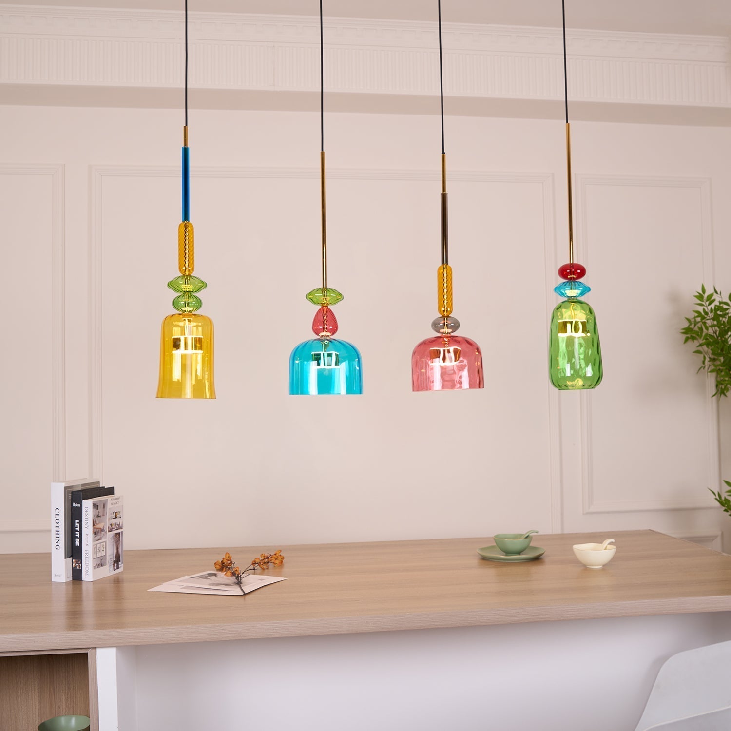 Muse Bohemian Glass Pendant Lamp - Blowlighting