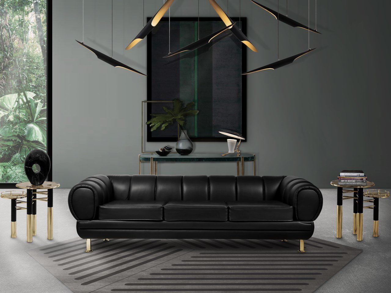 Coltrane Pipe Pendant Lights - Blowlighting