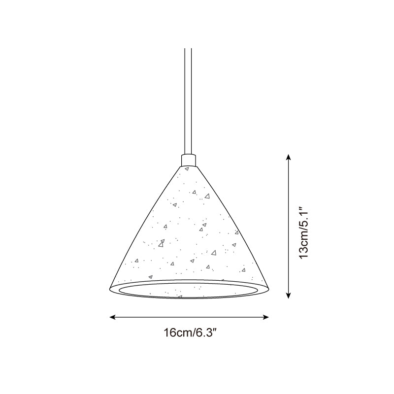 Ritta Lava Pendant Light Travertine - Letslighting