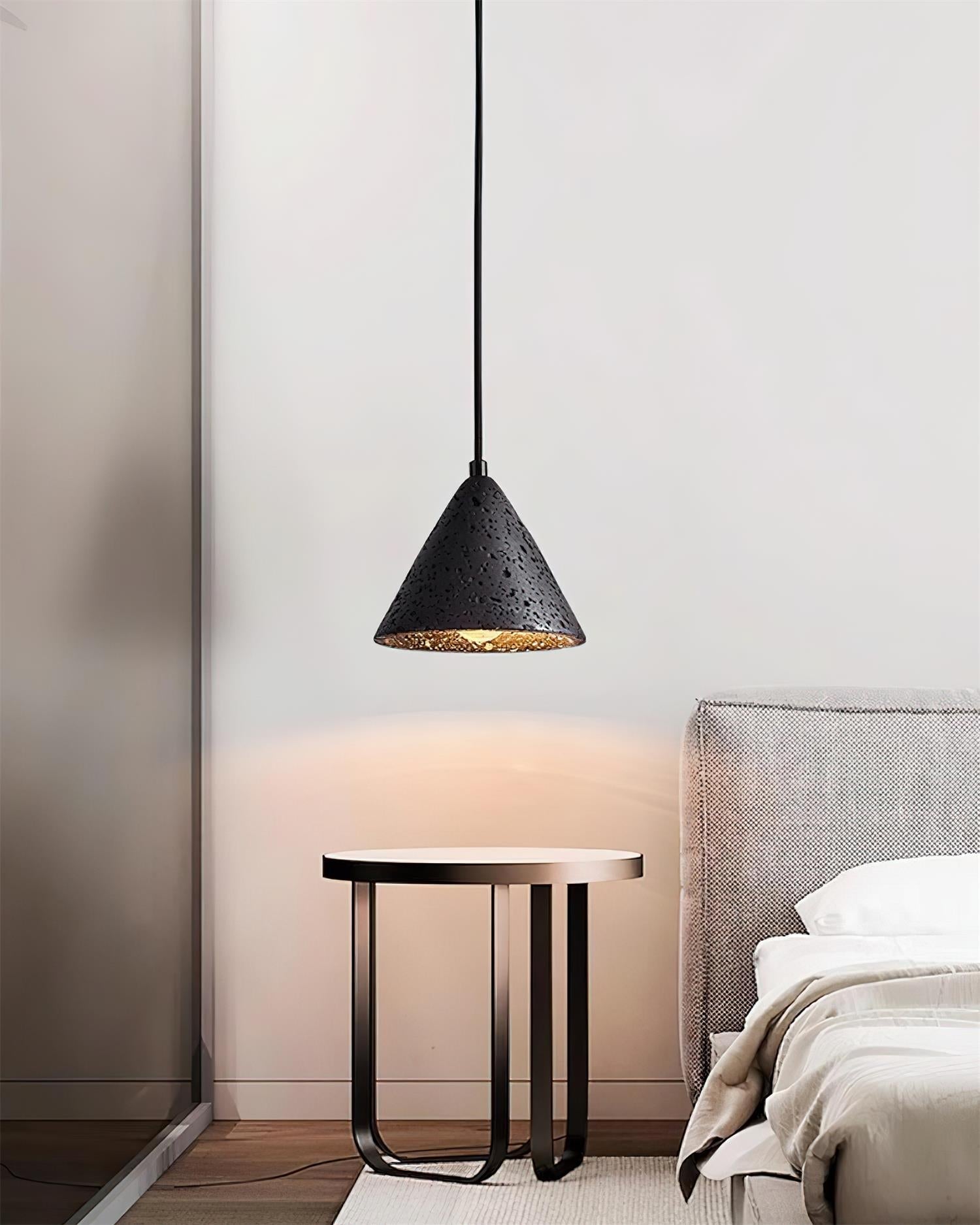 Ritta Lava Pendant Light Travertine - Letslighting