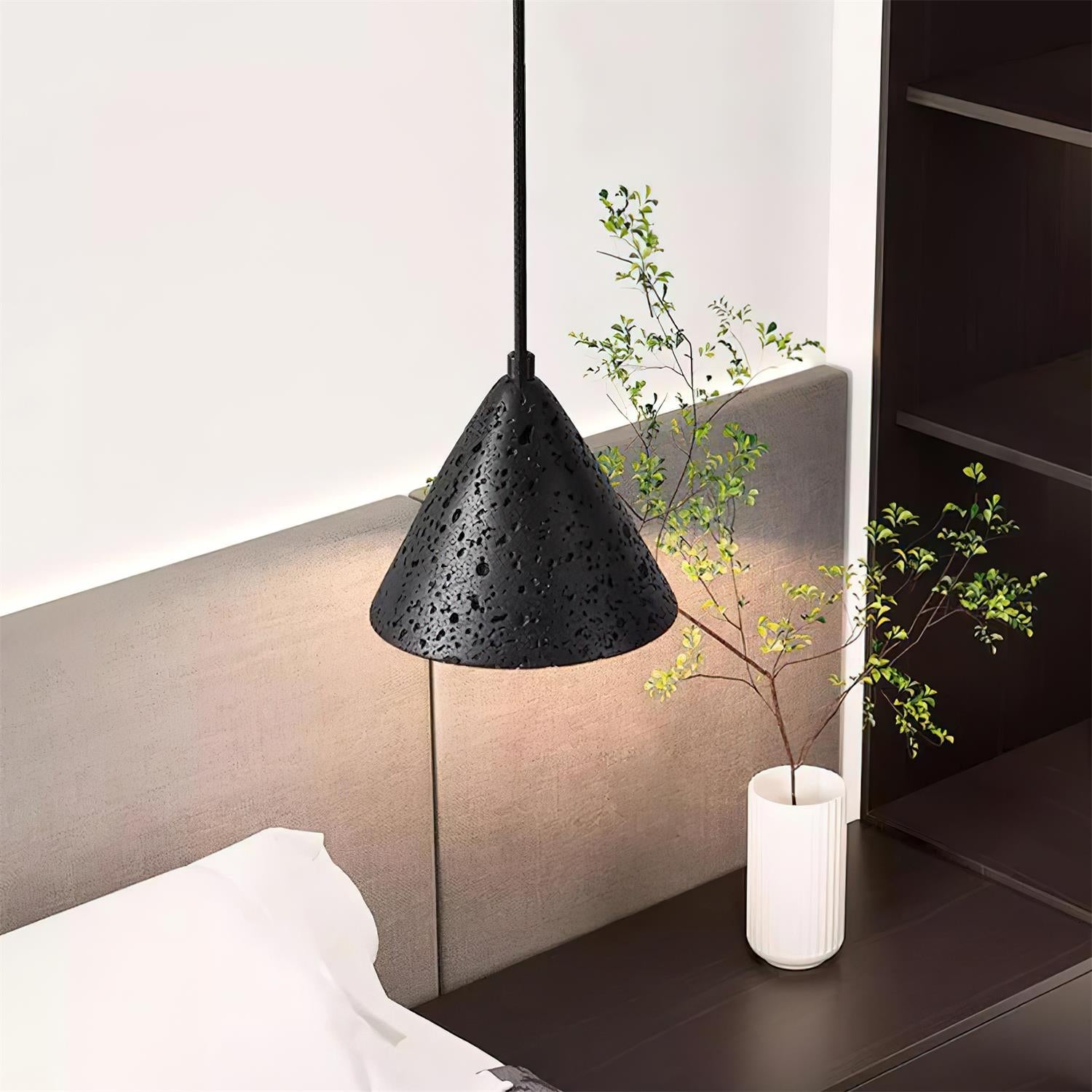 Ritta Lava Pendant Light Travertine - Letslighting
