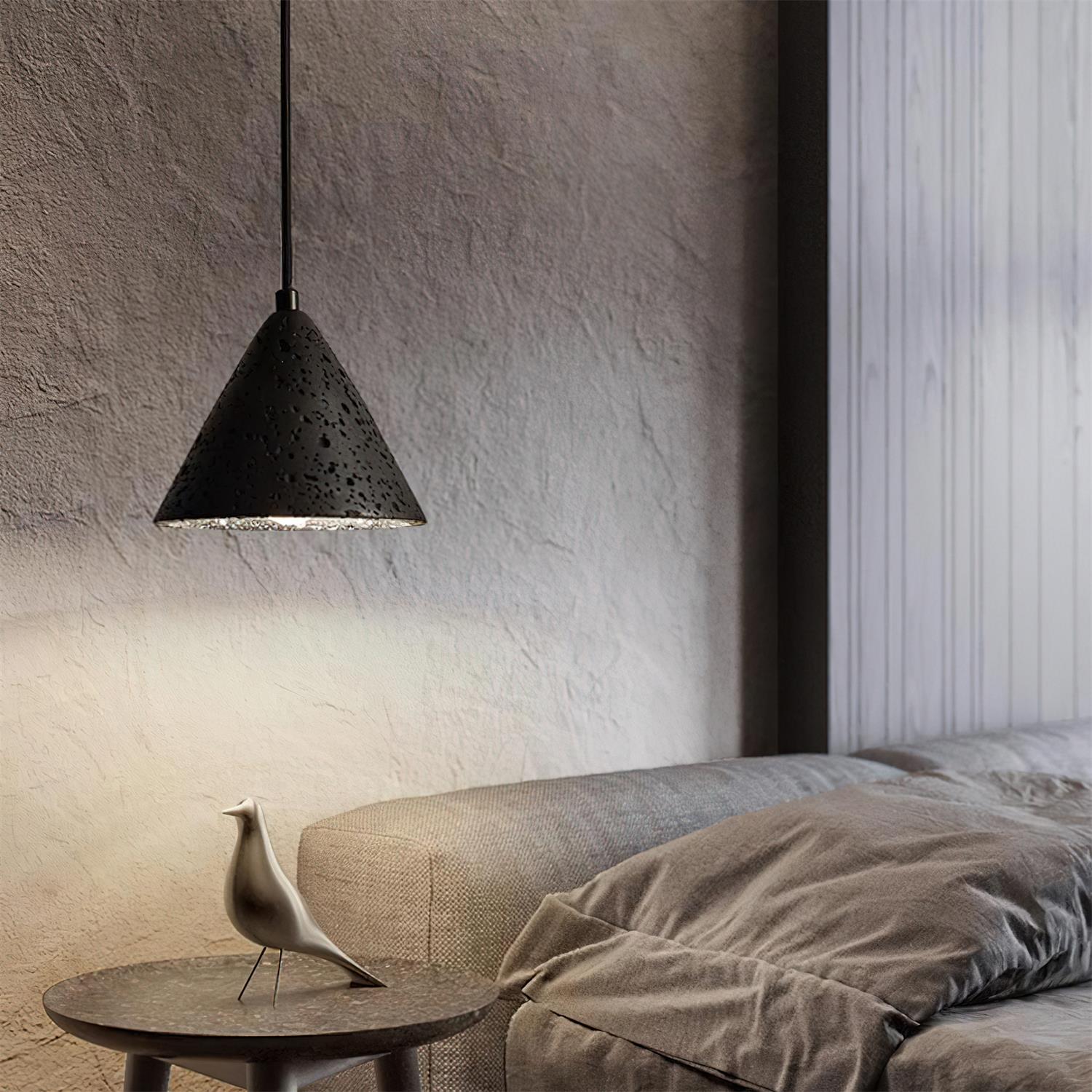 Ritta Lava Pendant Light Travertine - Letslighting