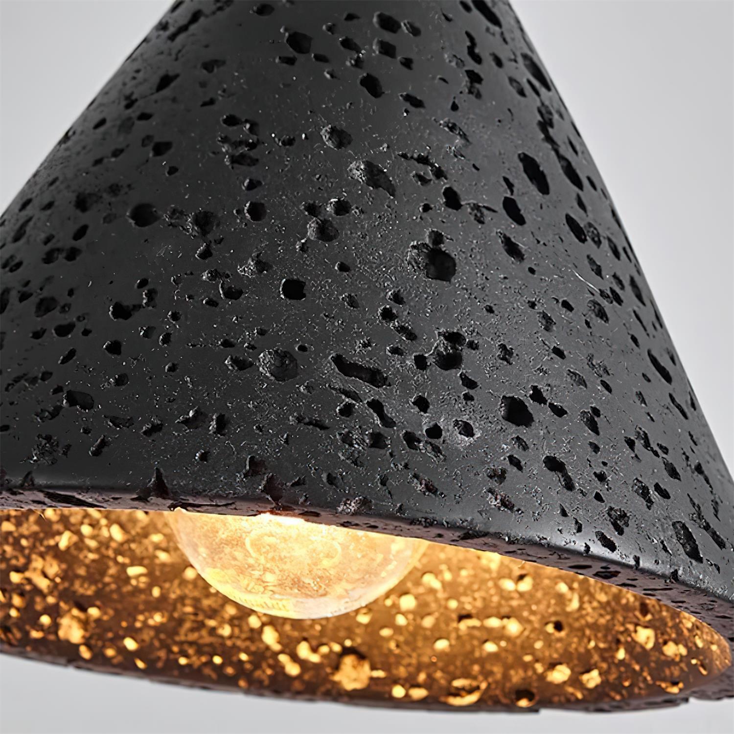 Ritta Lava Pendant Light Travertine - Letslighting