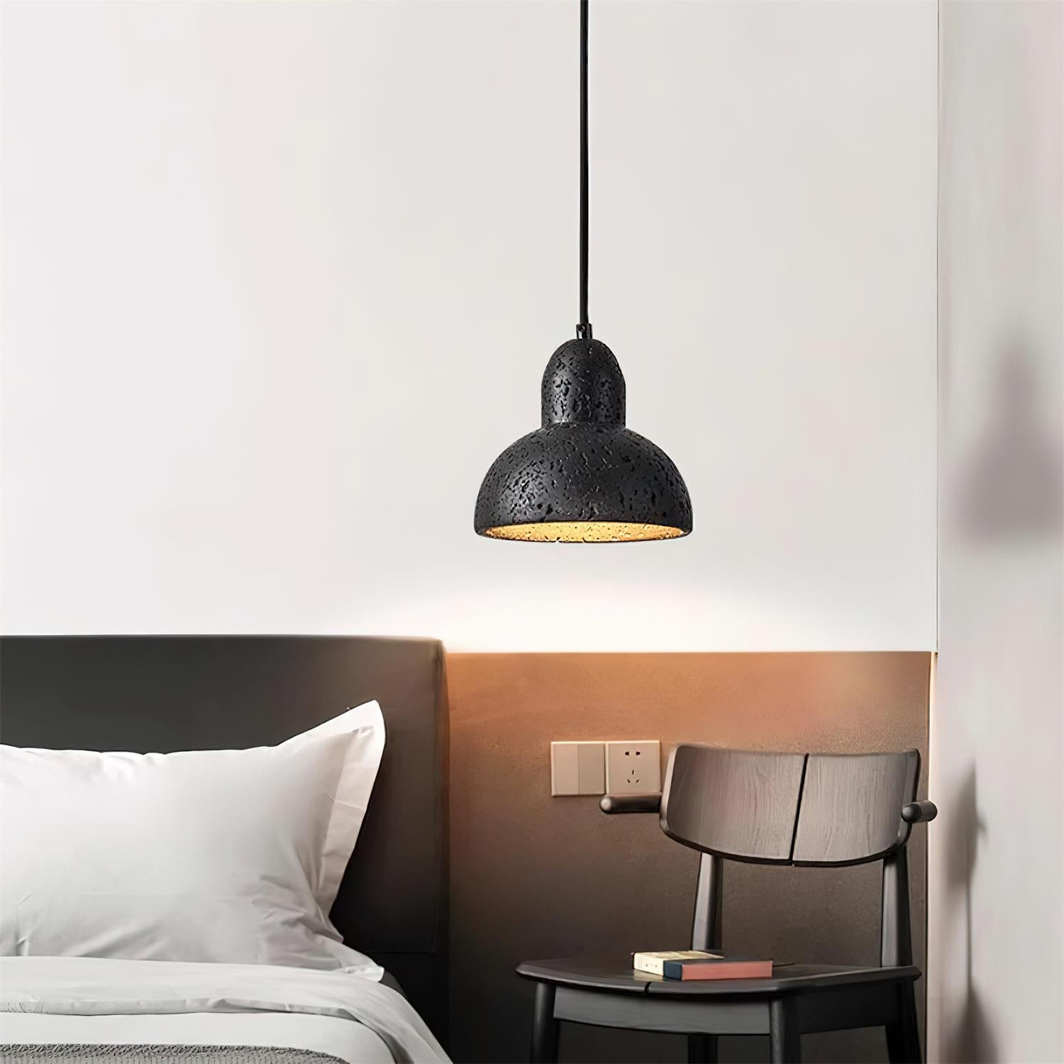 Ritta Lava Pendant Light Travertine - Letslighting