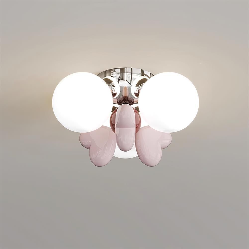 Nica Ceiling Light Cream Elegant Soft Glow - Letslighting