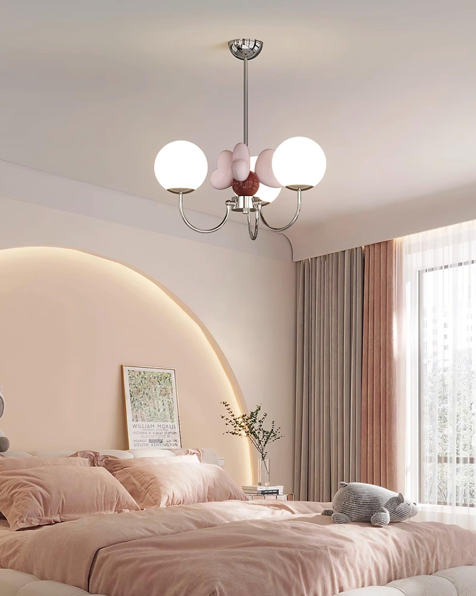 Nica Chandelier Elegant Cream Simplicity - Letslighting