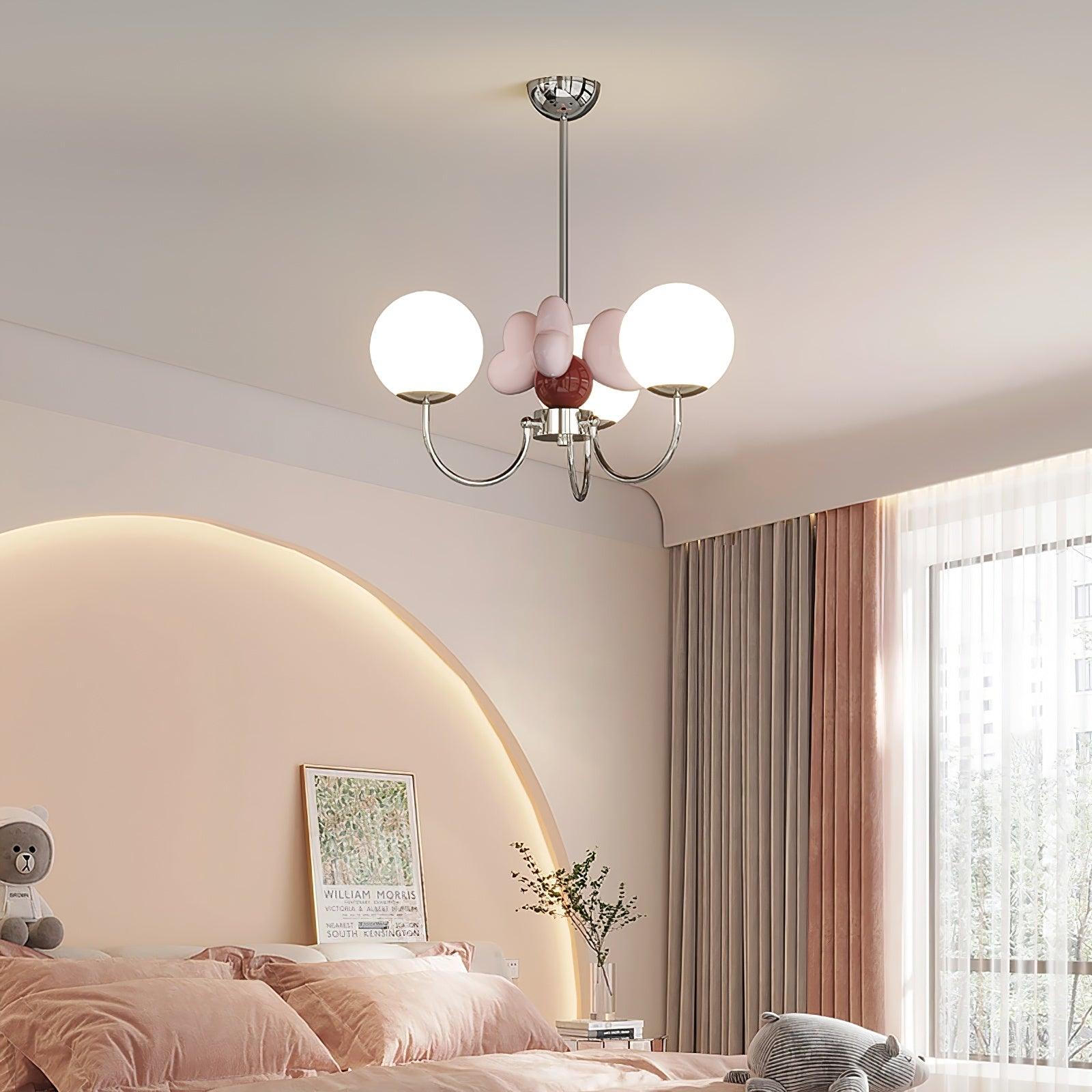 Nica Chandelier Elegant Cream Simplicity - Letslighting