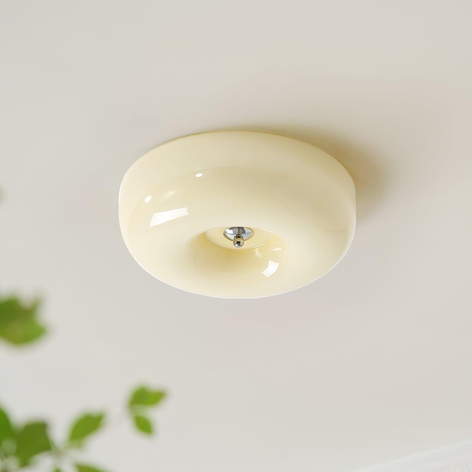 Cream Pudding Ceiling Lamp - Blowlighting