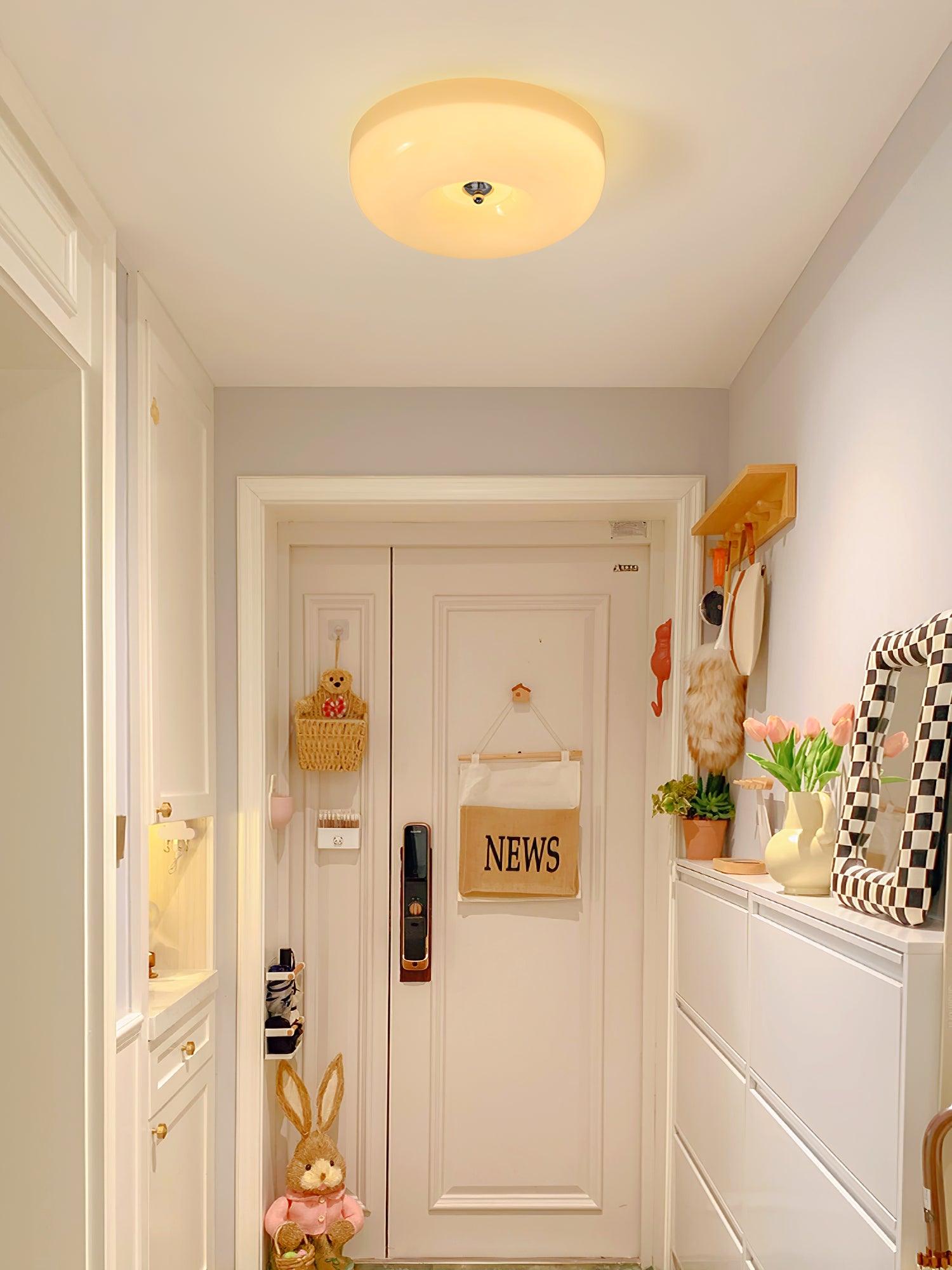 Cream Pudding Ceiling Lamp - Blowlighting