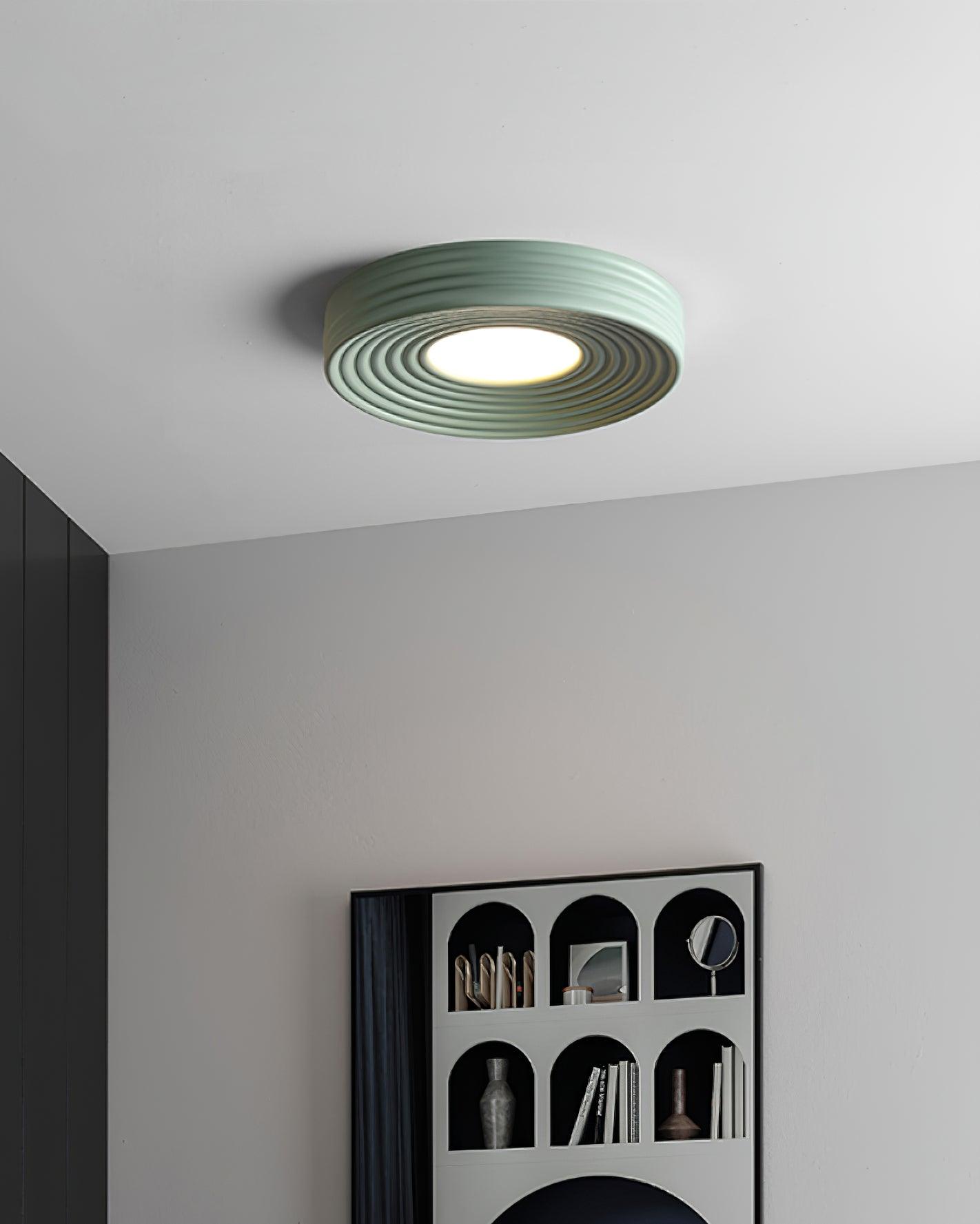 Ceiling Light Ribbed Acrylic Canopy Textured Fixture - Letslighting
