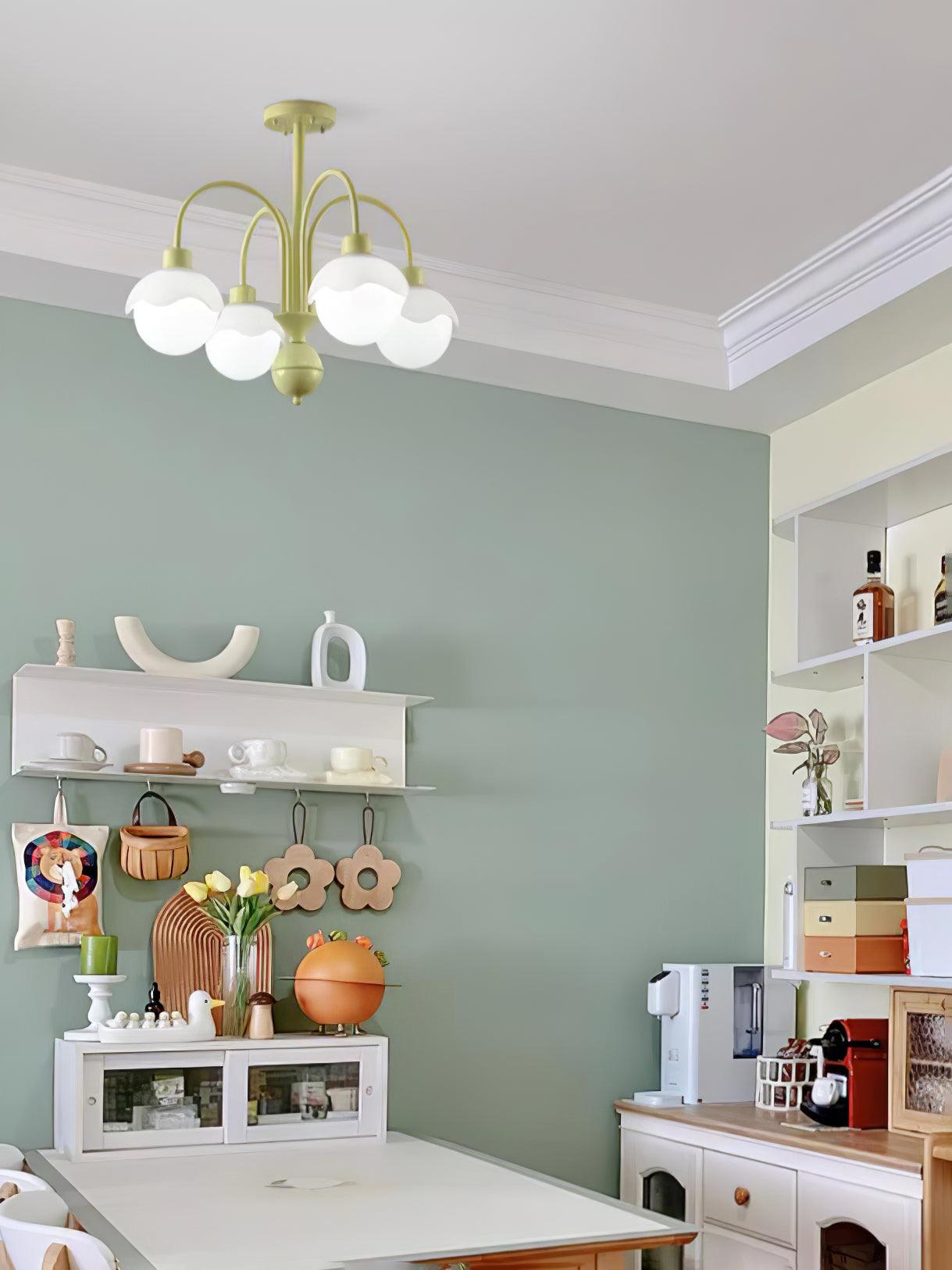 Creamy Lychee Matcha Chandelier - Blowlighting