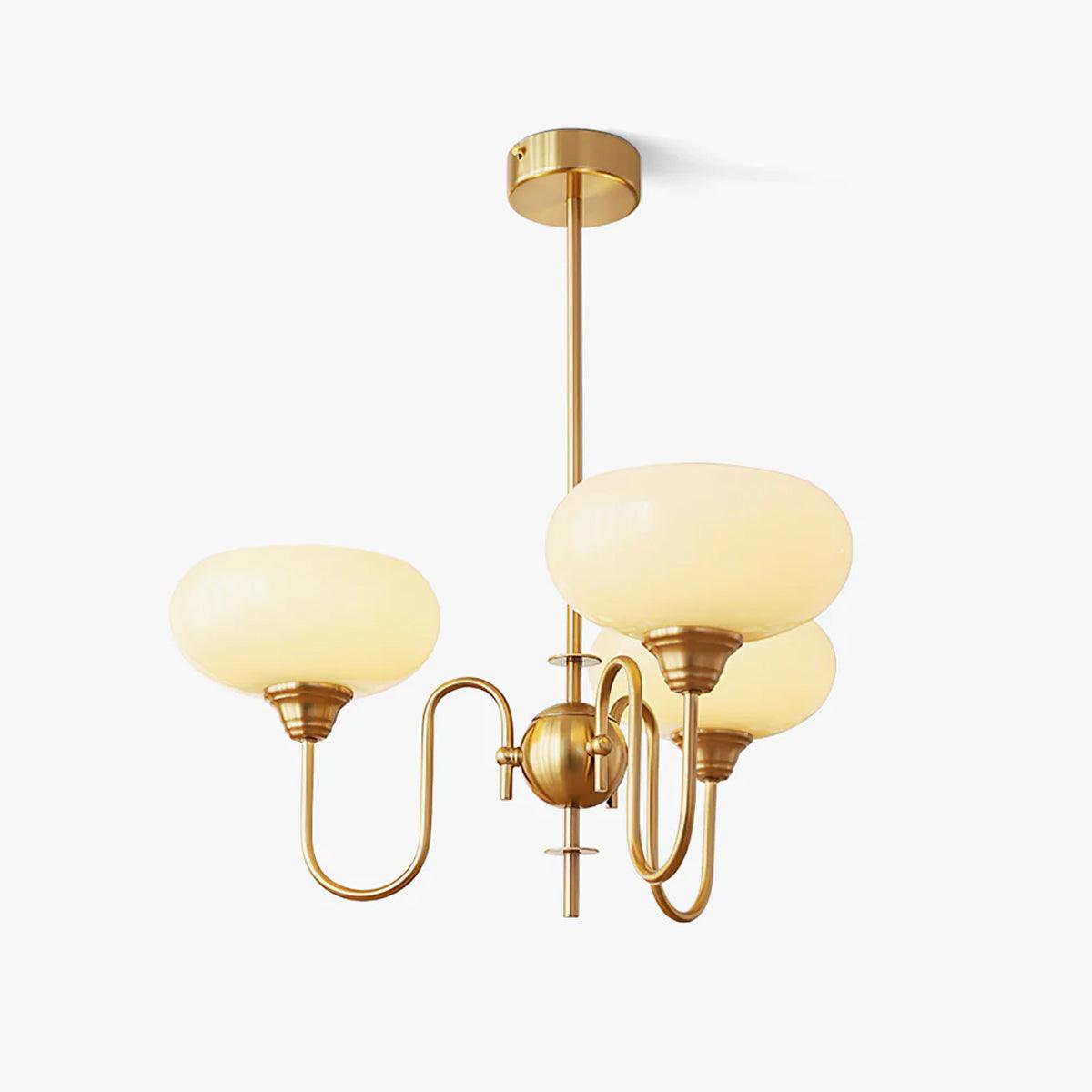Creamy Persimmon Chandelier - Blowlighting