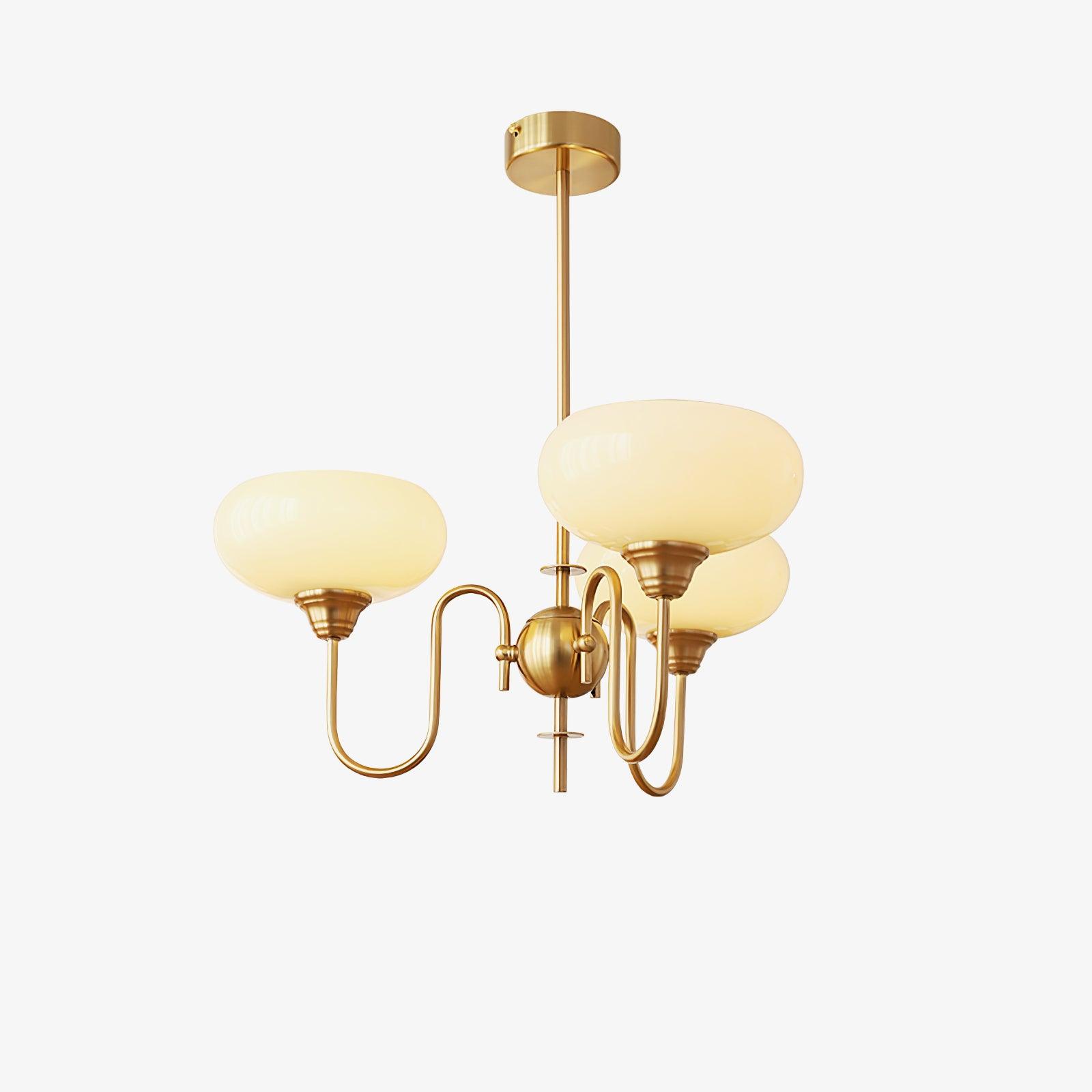 Creamy Persimmon Chandelier - Blowlighting